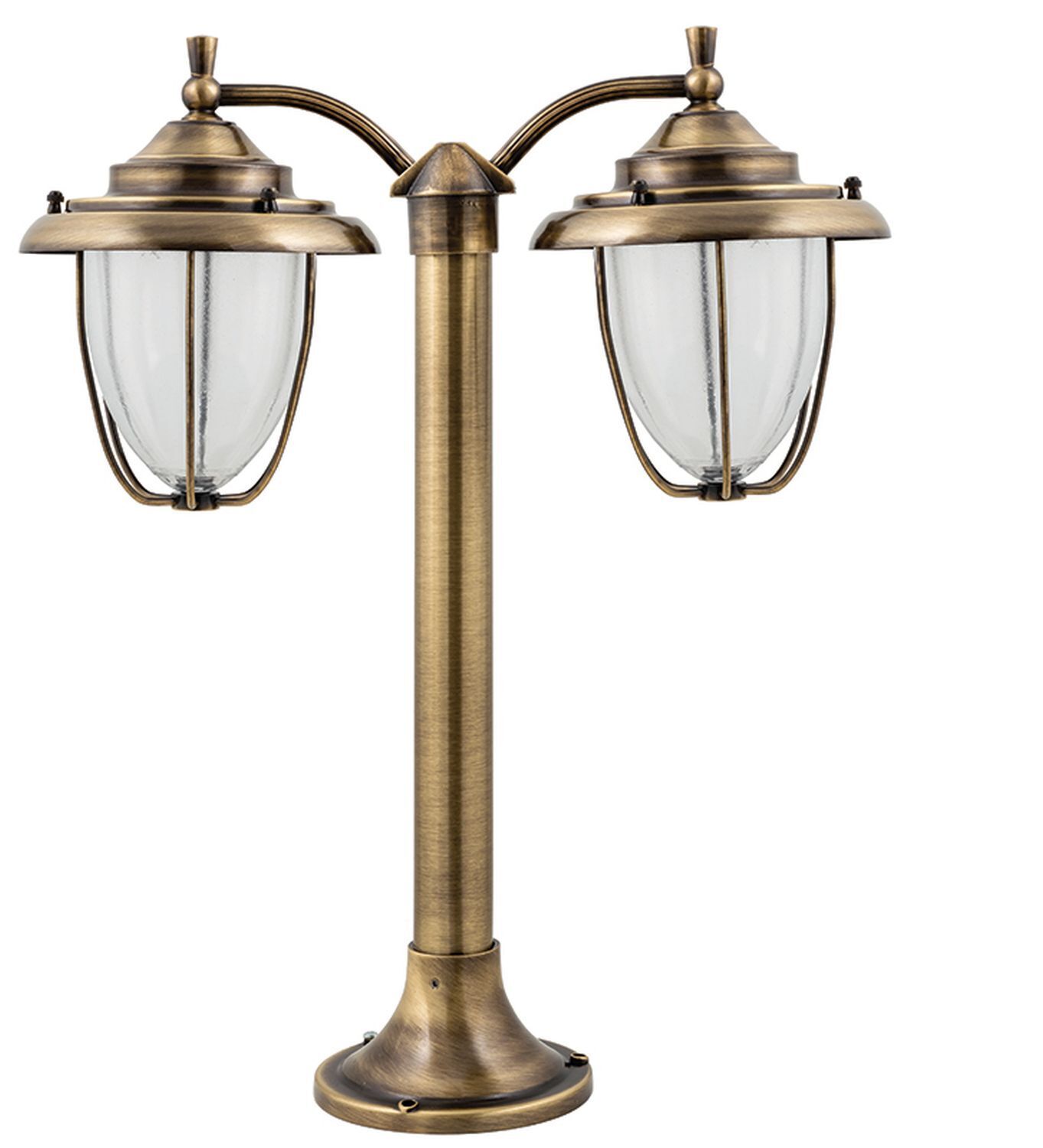 Lampe d'Extérieur Debout Laiton Verre Maritim H:55cm