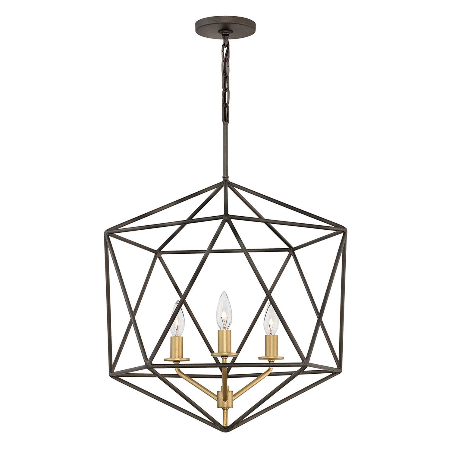 Lampe à suspendre métal géométrique réglable E14 table à manger