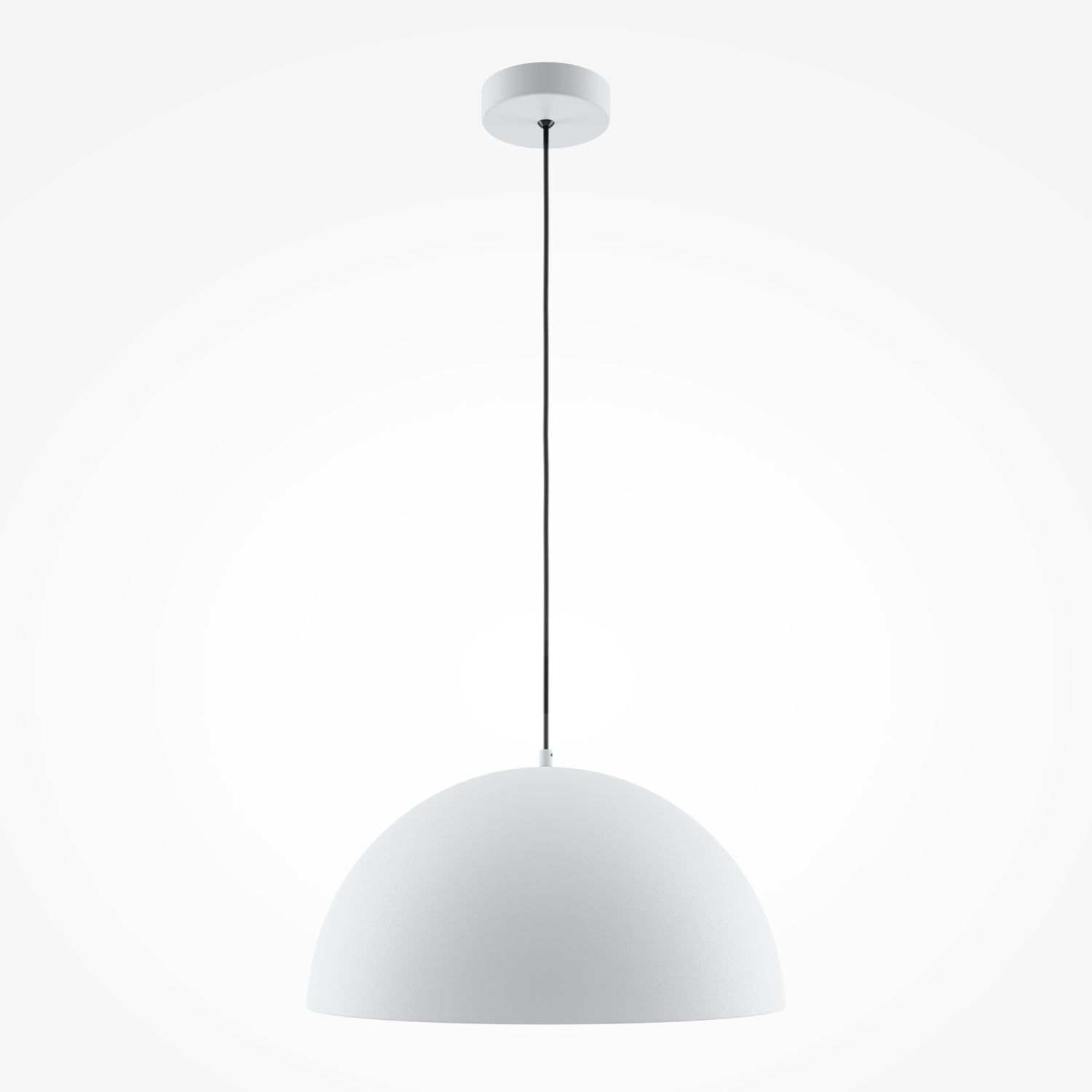 Suspension métal ronde D : 35 cm H : max. 320 cm Blanc