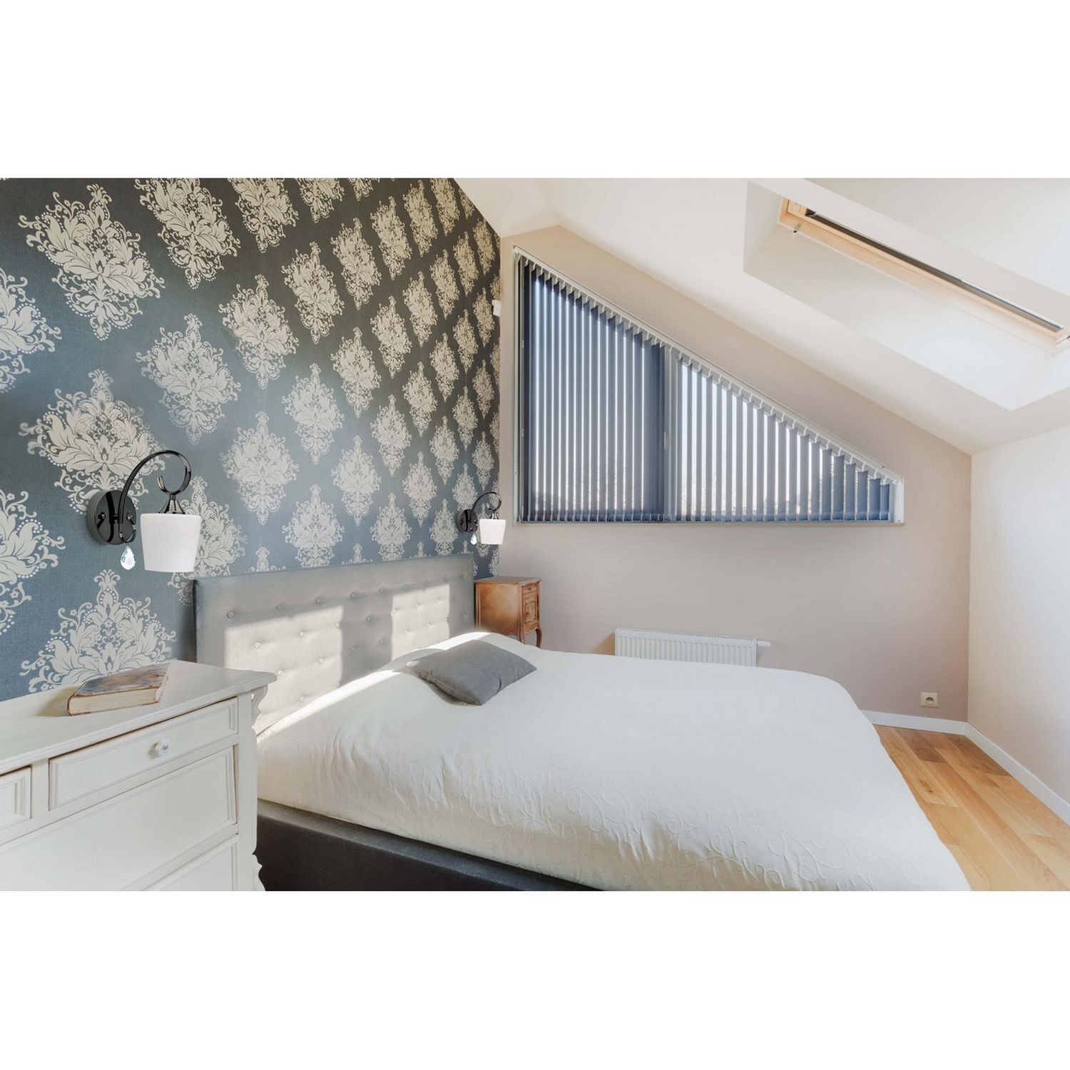 Drinnen, Innenarchitektur, Inneneinrichtung, Bett, Dachboden