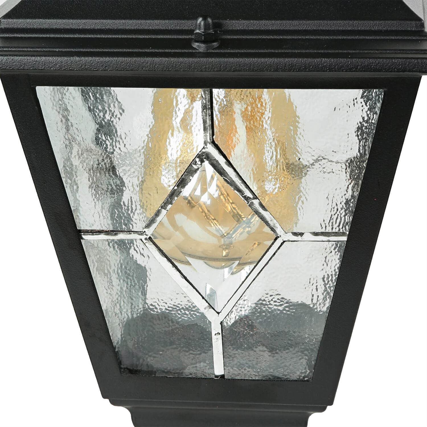 Lanterne d'extérieur Noir Rustique IP43 Porte d'entrée Cour Lanterne d'extérieur Noir Rustique IP43 Porte d'entrée Cour