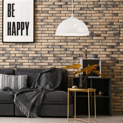 Innenarchitektur, Wand, Lampe, Couch, Dekoration für Zuhause
