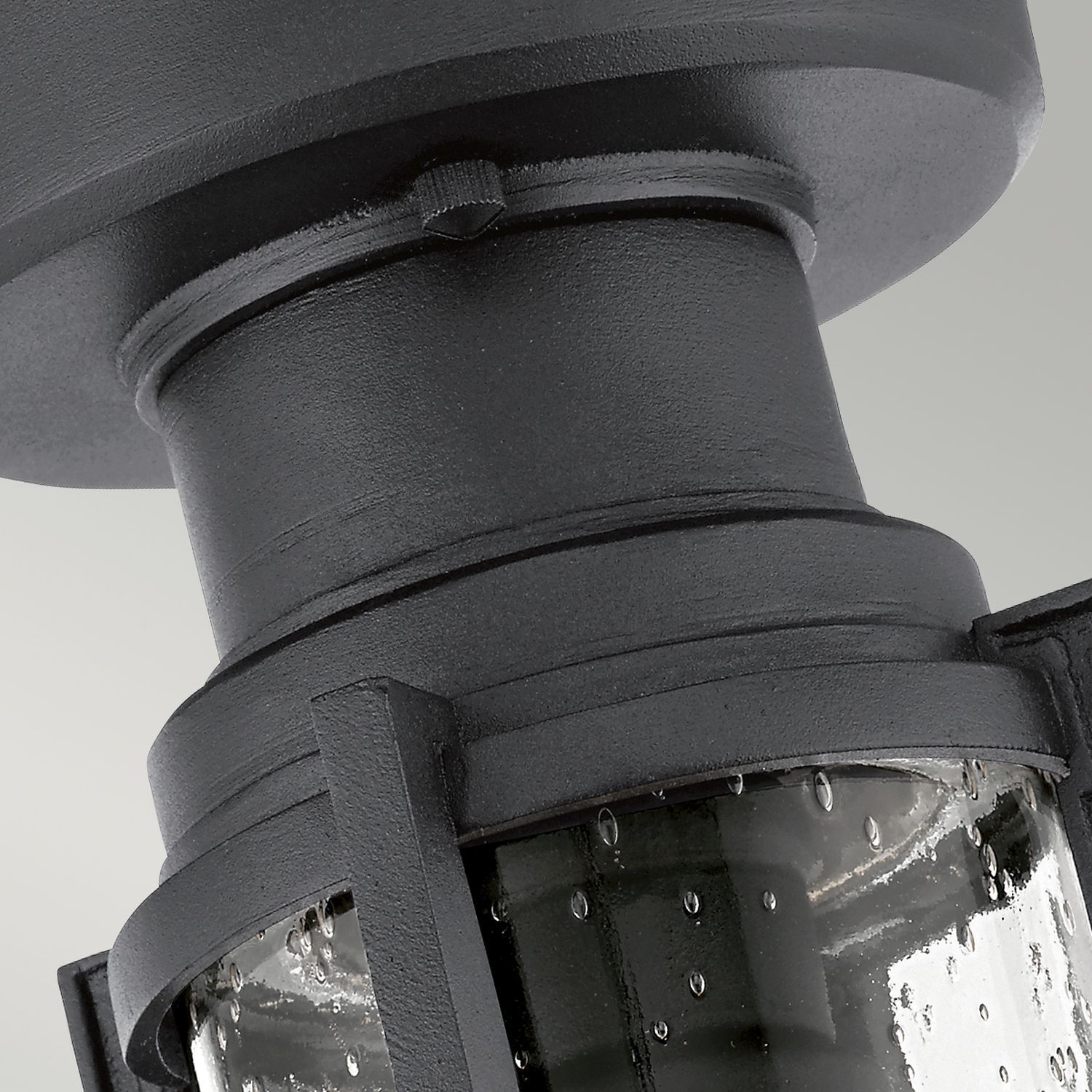 Plafonnier extérieur IP44 Maritim Ø14cm E27 noir Beleuchtung