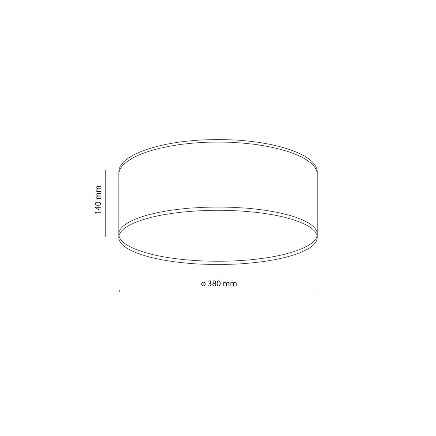 Lampe de plafond chambre d'enfant jaune ronde Ø 38 cm tissu 4x E27 Lampe de plafond chambre d'enfant jaune ronde Ø 38 cm tissu 4x E27