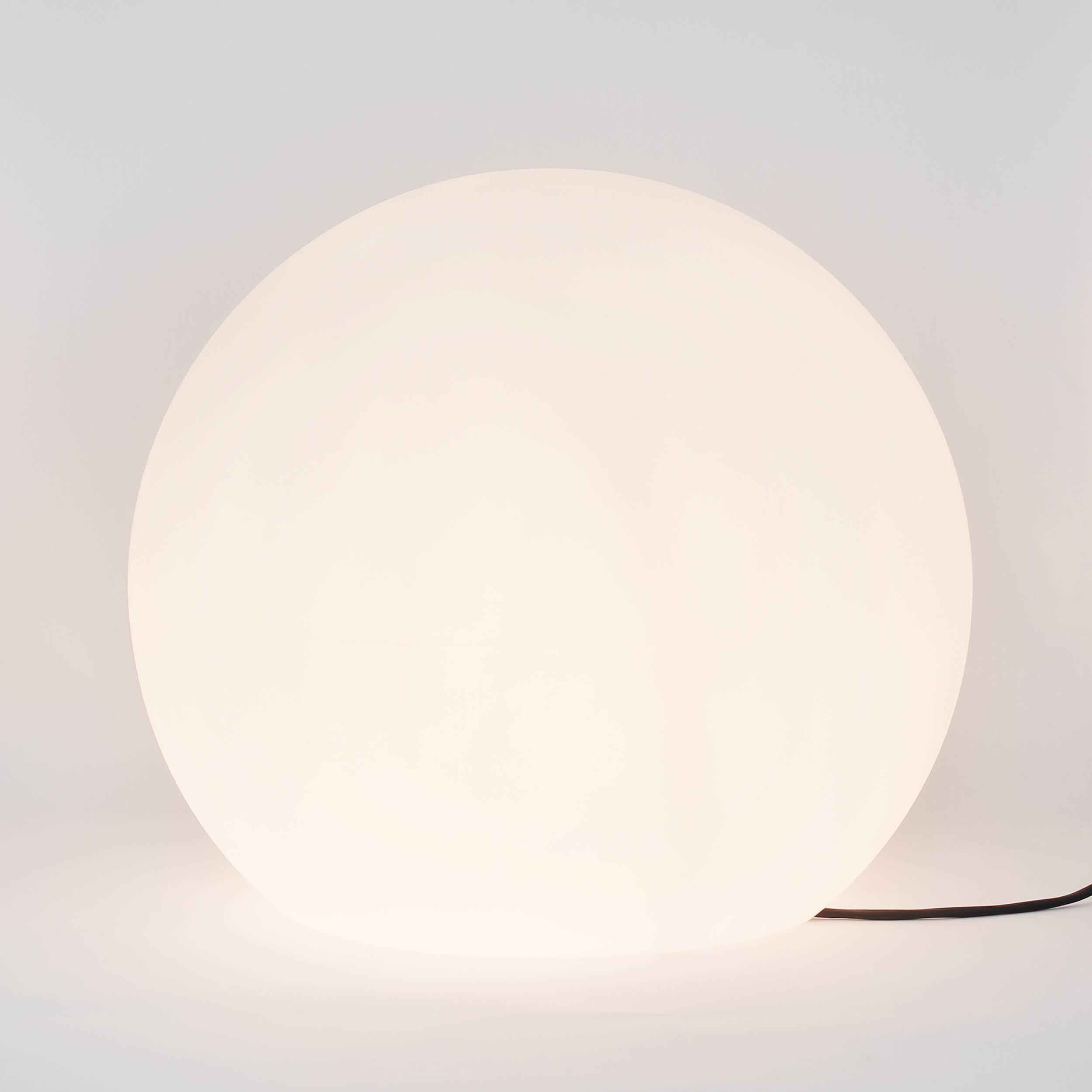 Lampe de jardin XXL en blanc Boule Abat-jour Ø80cm