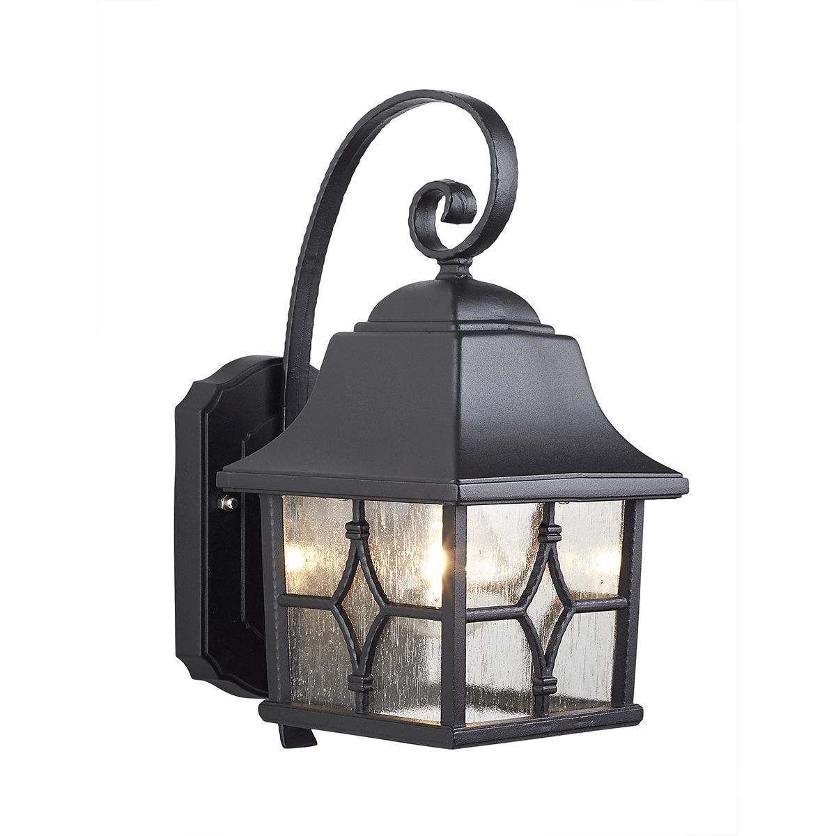 Lampe d'extérieur noire Rustique IP44 résistante aux intempéries KENT