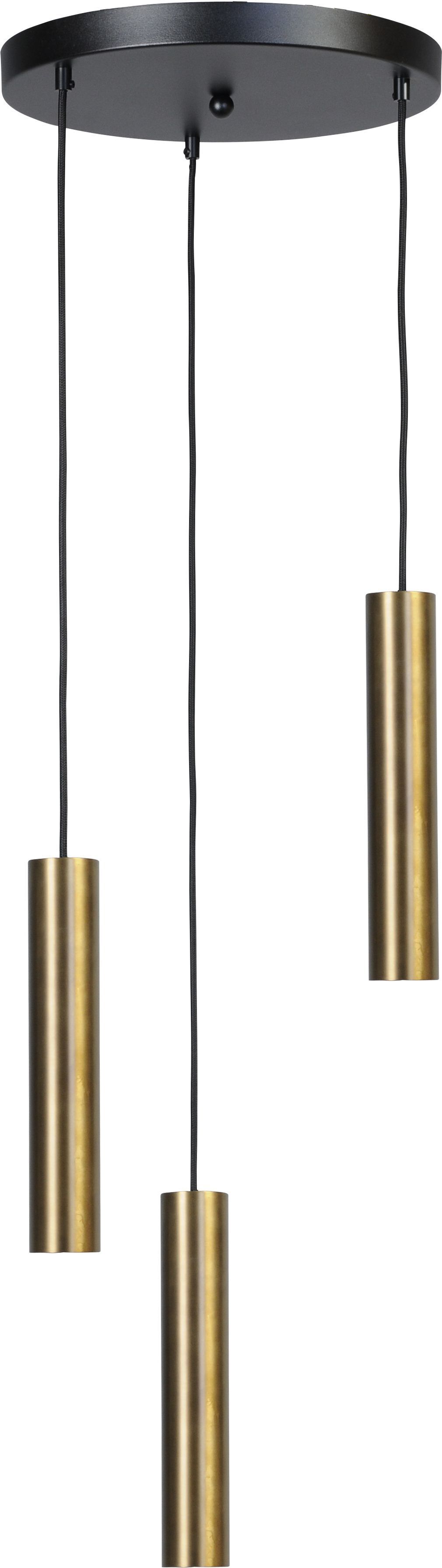 Suspension laiton noir orientable GU10 métal