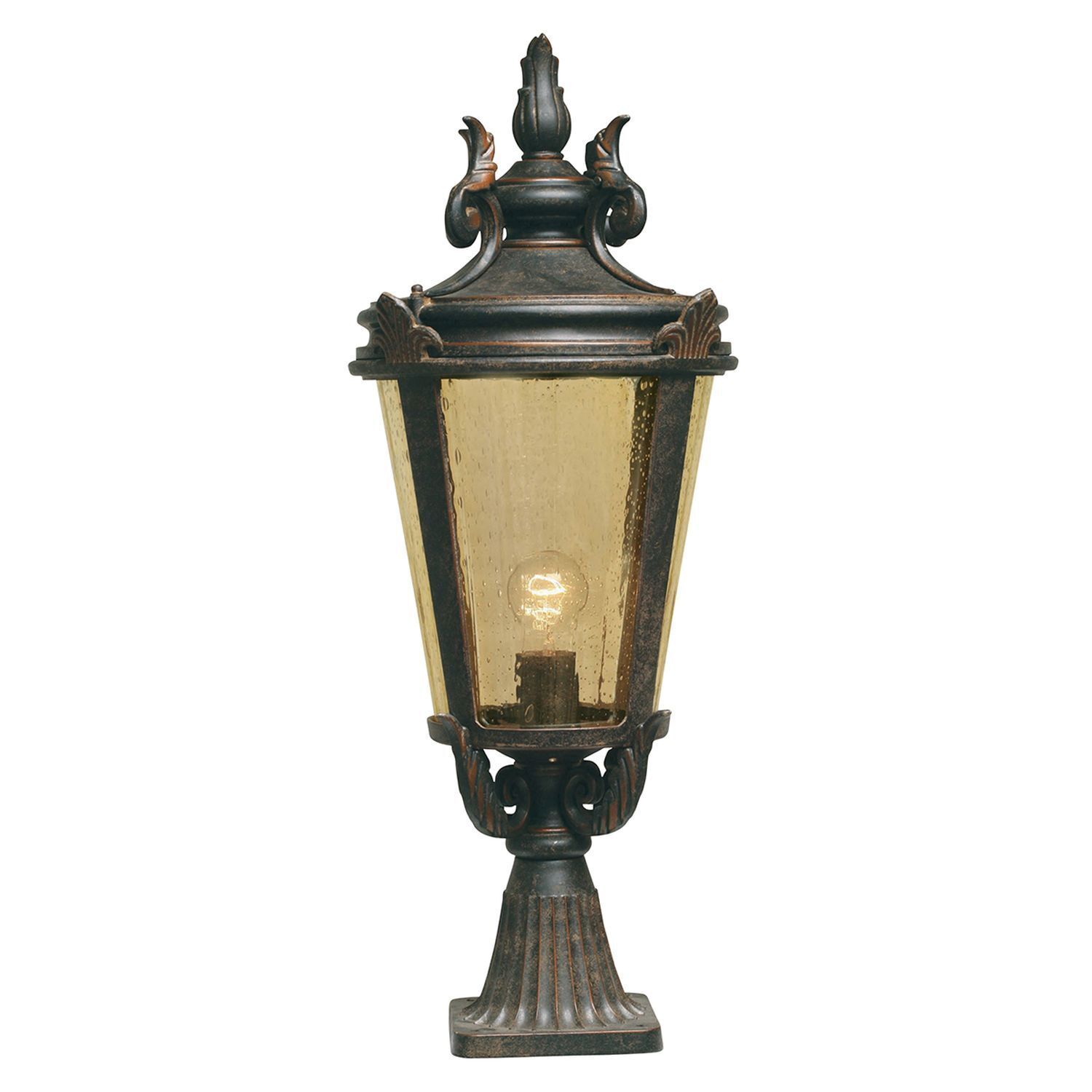 Lampe de jardin opulente design vintage H:68cm E27