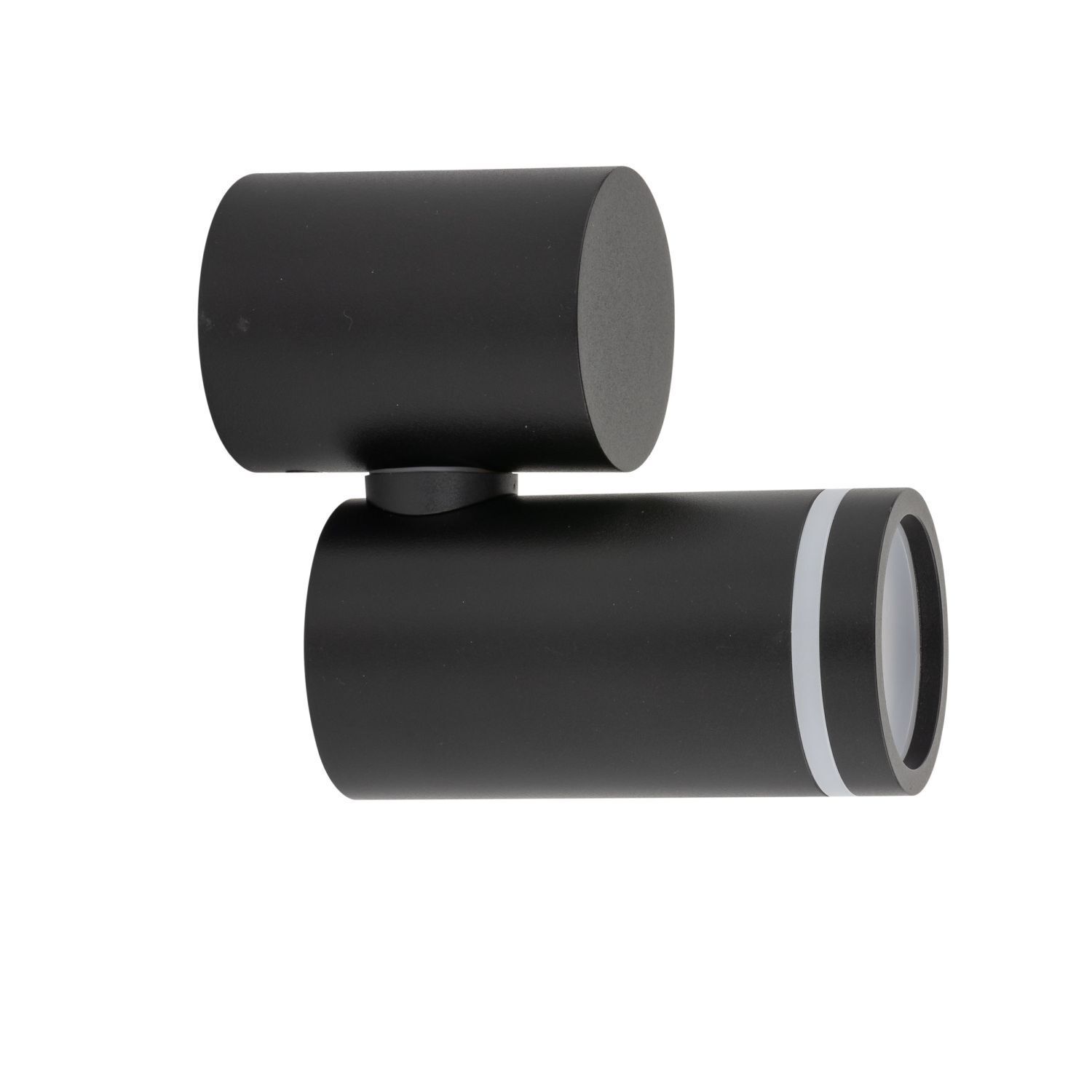 Spot mural noir H : max. 13,5 cm GU10 métal CARSON