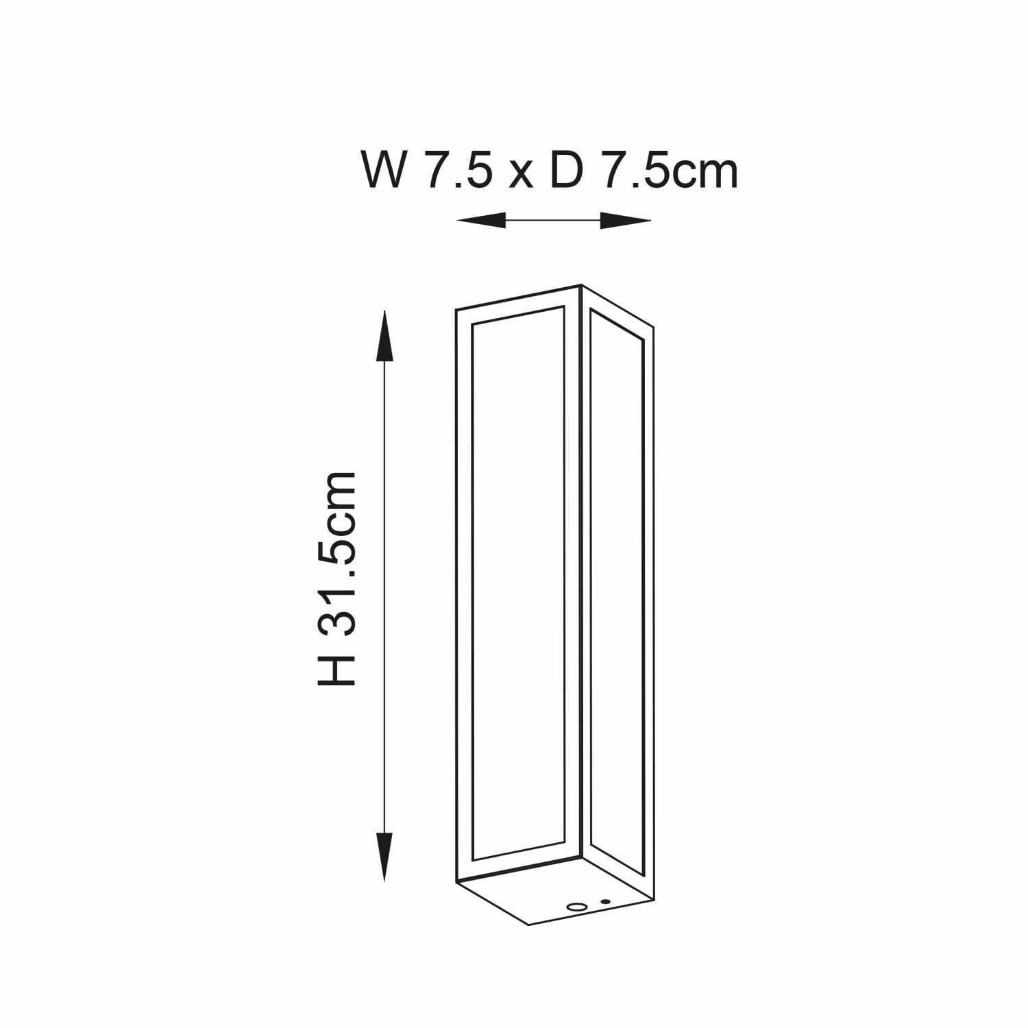 Applique salle de bain verre métal H : 31,5 cm IP44 chrome blanc 2x G9