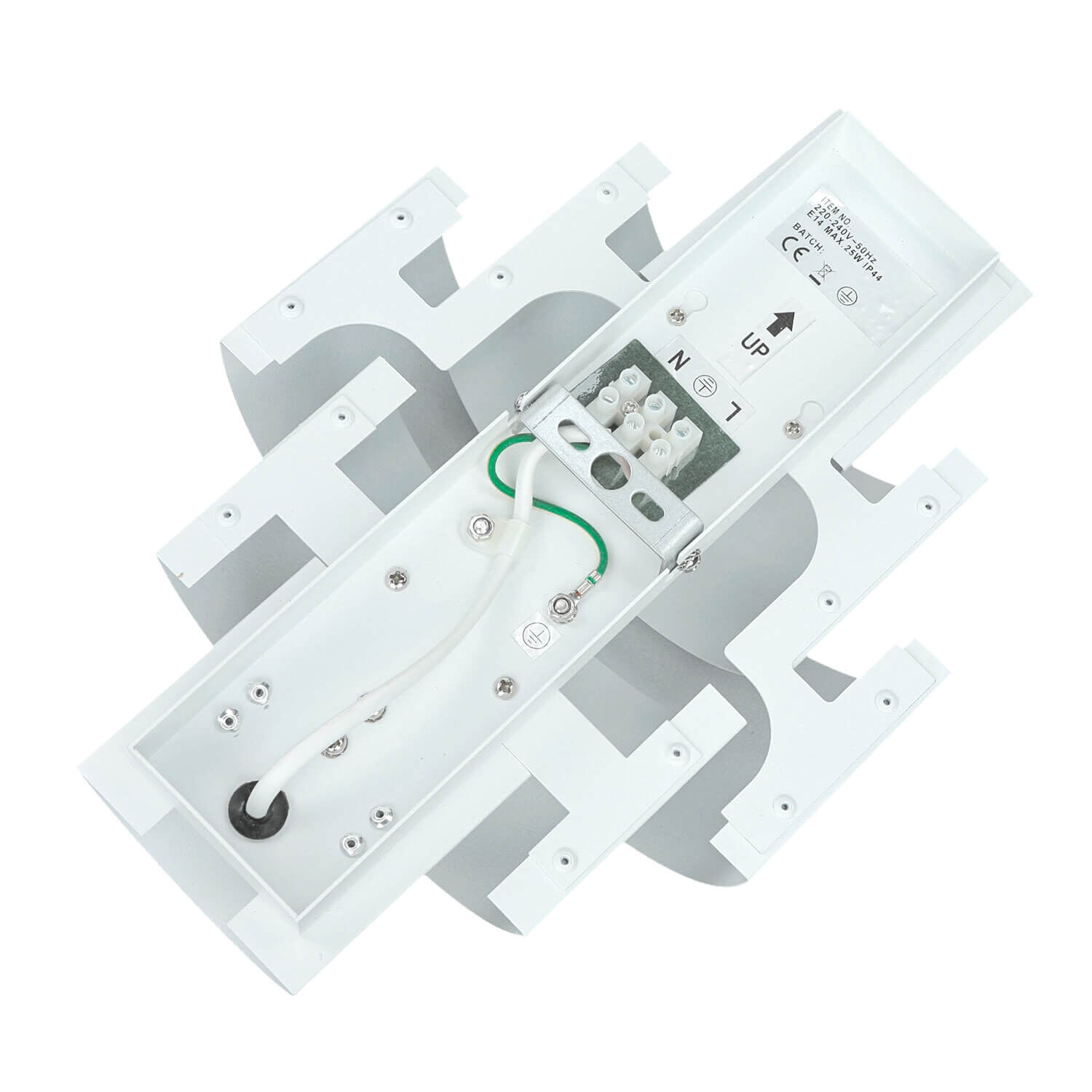 Applique murale noble Blanc Motif lumineux Sprudelbad, Wanne