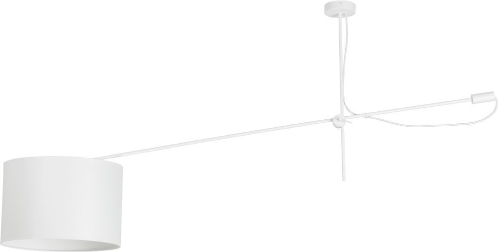 XXL Loft Lampe blanche 170cm flexible Plafonnier VIPER