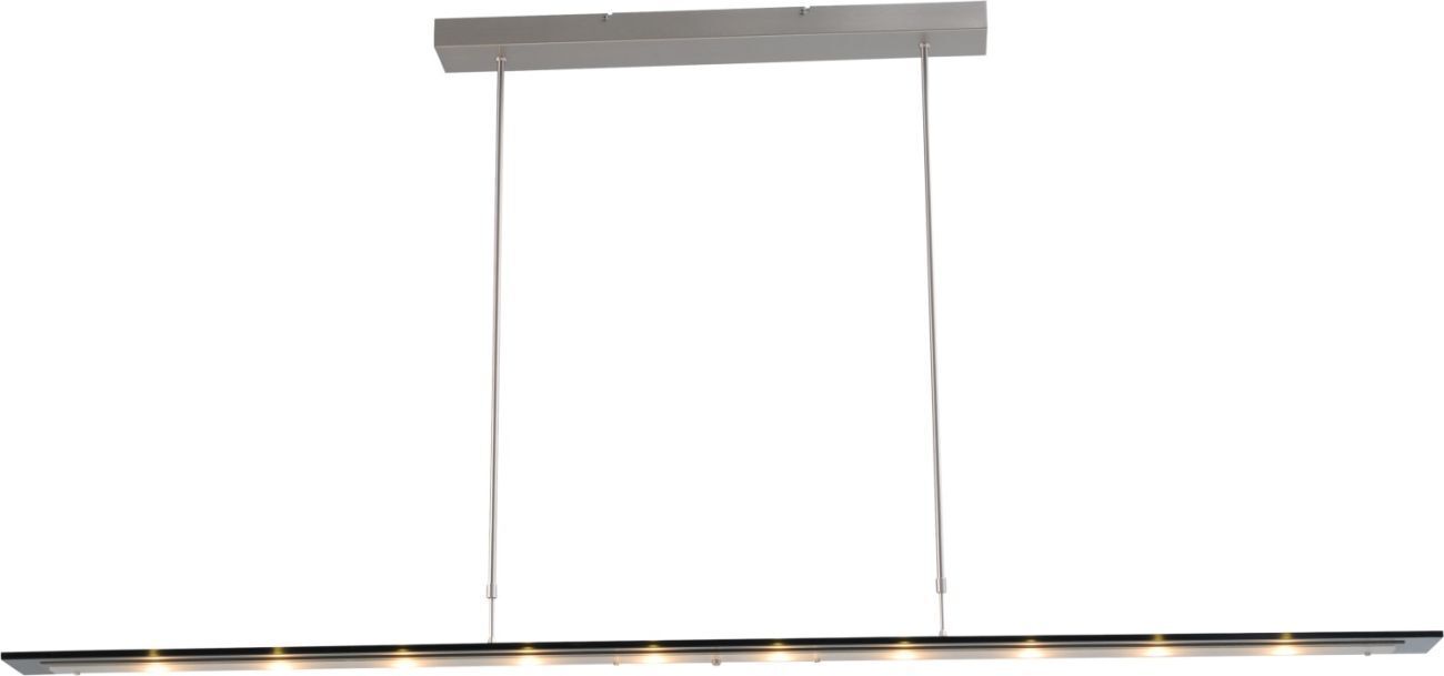 Suspension à LED ajustable Abat-jour en verre Moderne Noir