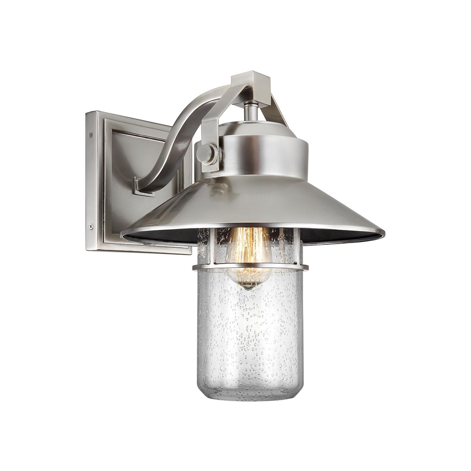 Lampe d'extérieur mur IP44 E27 verre Maritim Terrasse Maison