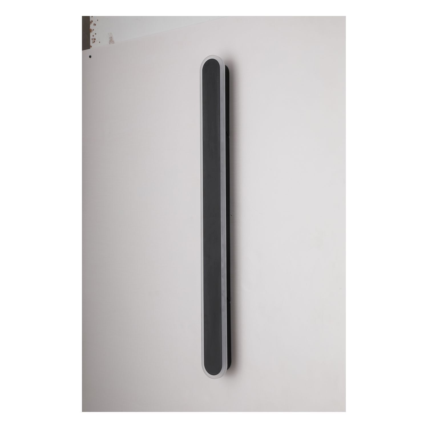 LED Außenleuchte Wand Schwarz Metall 18 W IP65 H:90 cm garderobe, wand—haken, metallic, schwarz, langes-profil