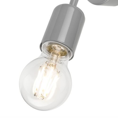 Applique moderne Gris Métal MADALYNN Lampe