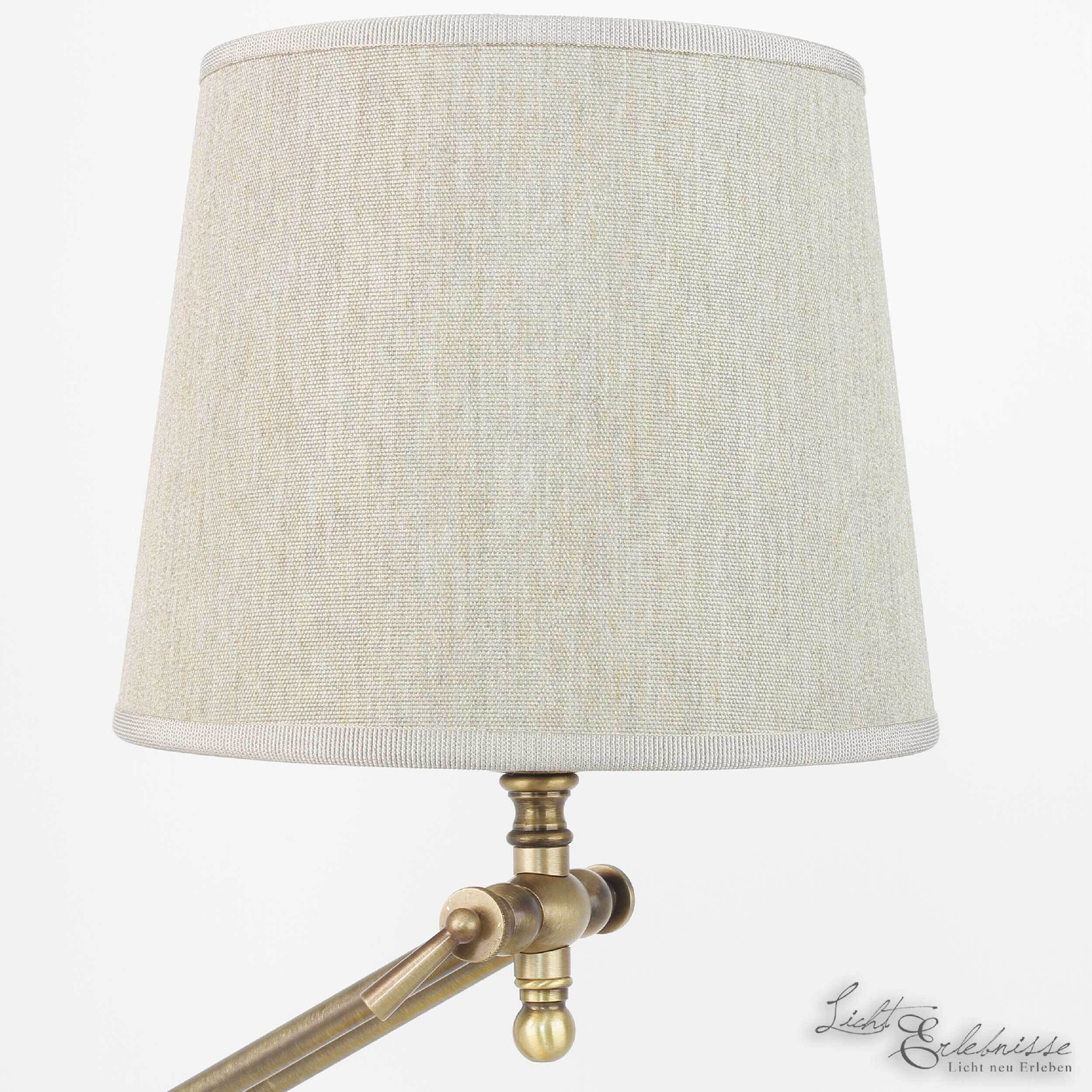 Lampe de table Bronze Clair Abat-jour en tissu Snodo Lampe, Lampenschirm