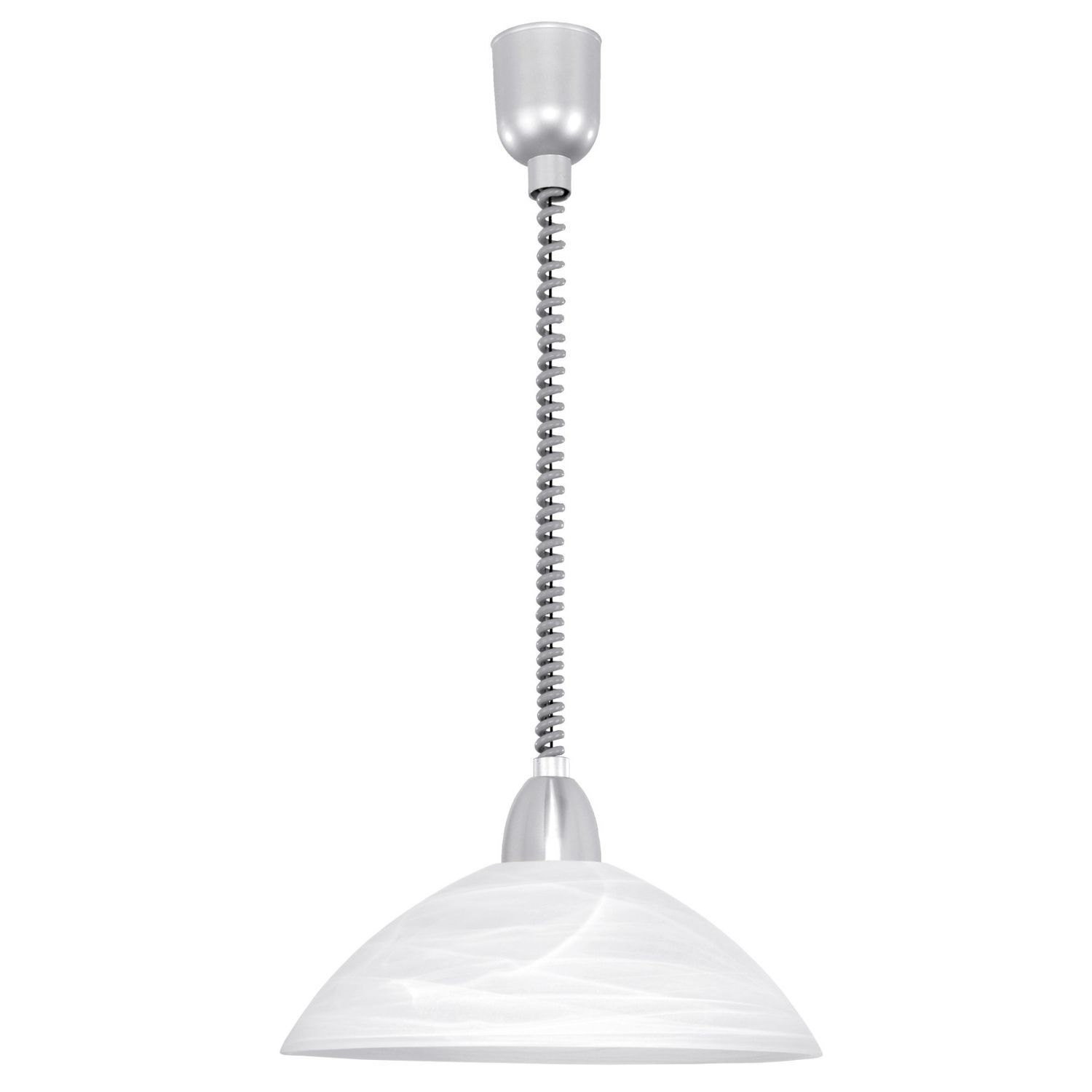 Lampe à suspendre Lord 2 nickel mat Ø36cm