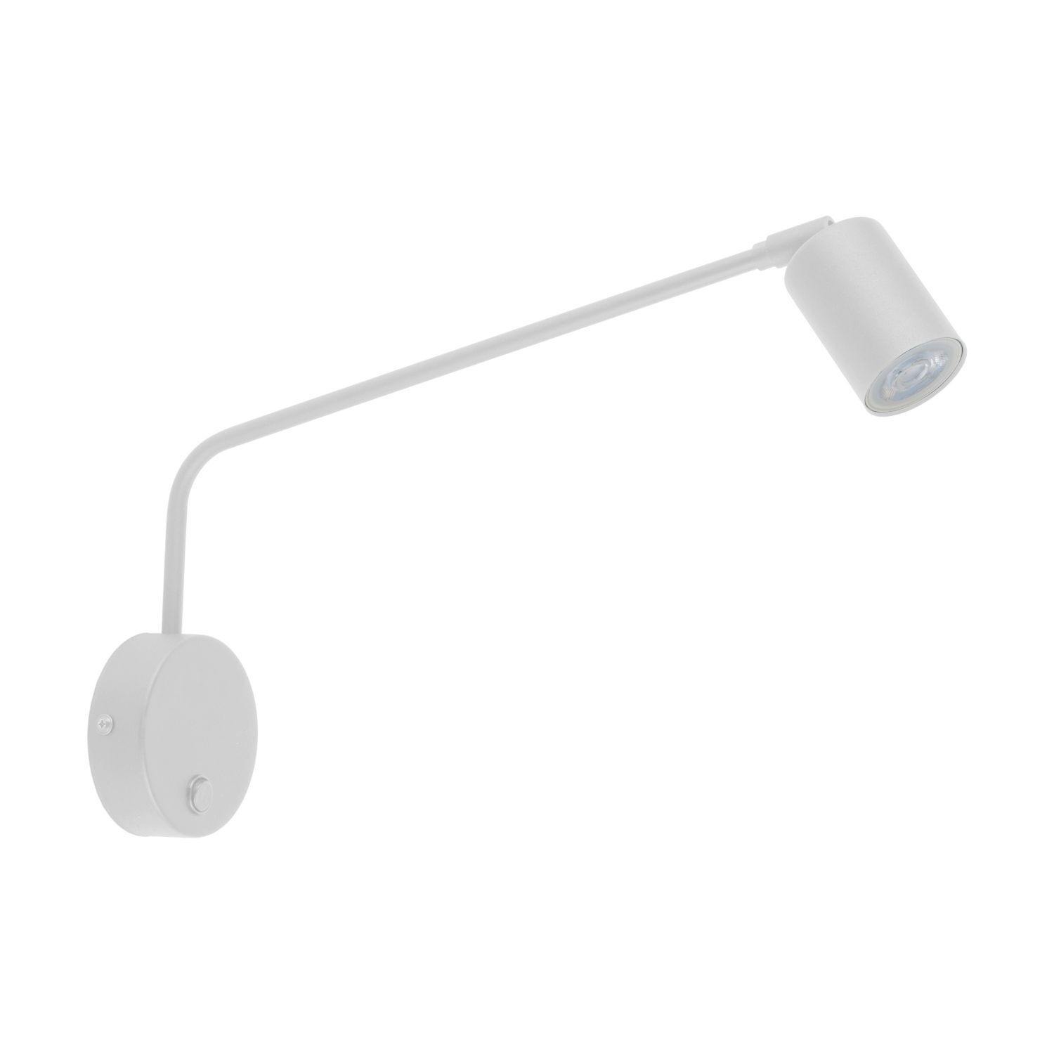 Applique blanche orientable métal GU10 avec interrupteur