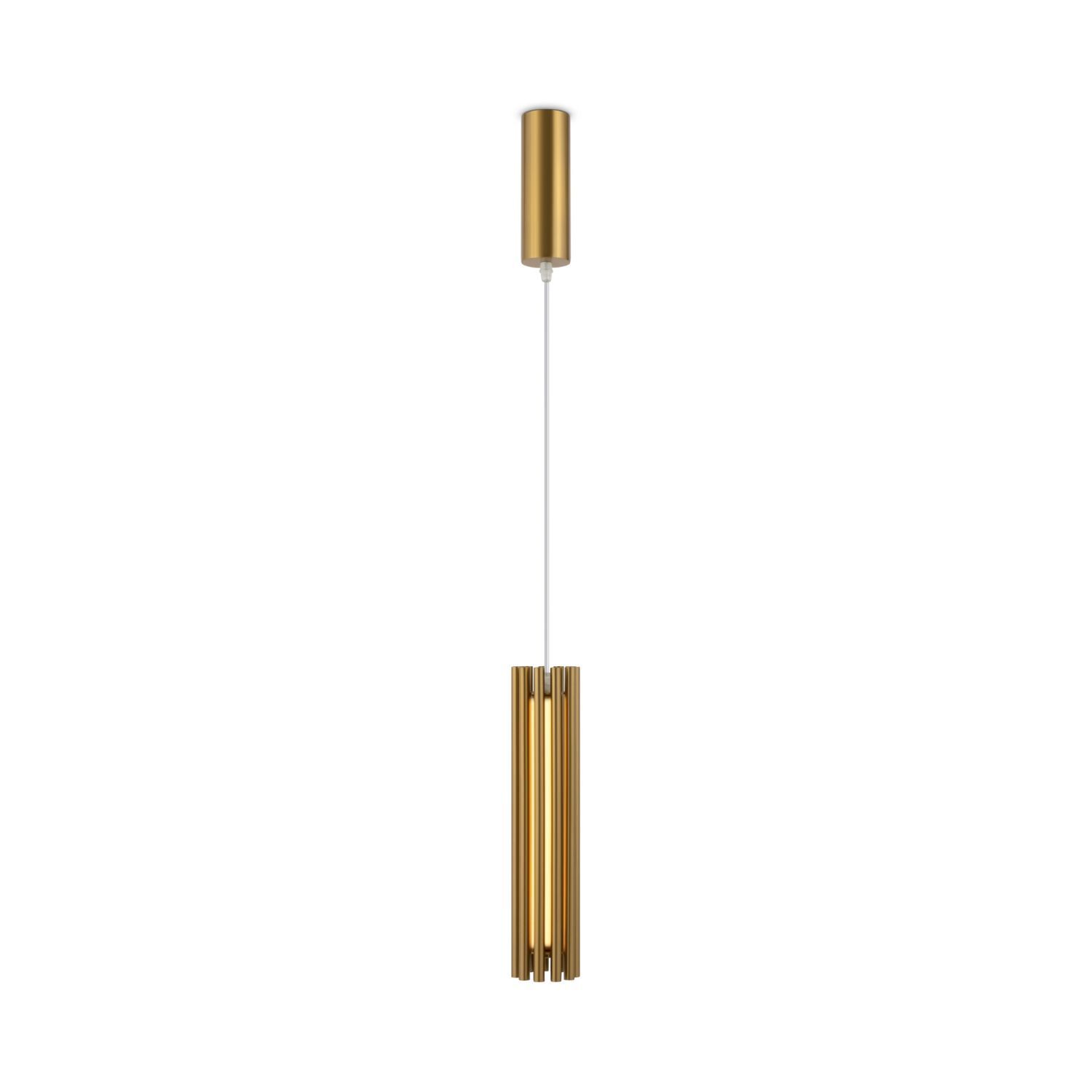 Suspension LED aluminium verre Ø 8,1 cm rond 330 lm
