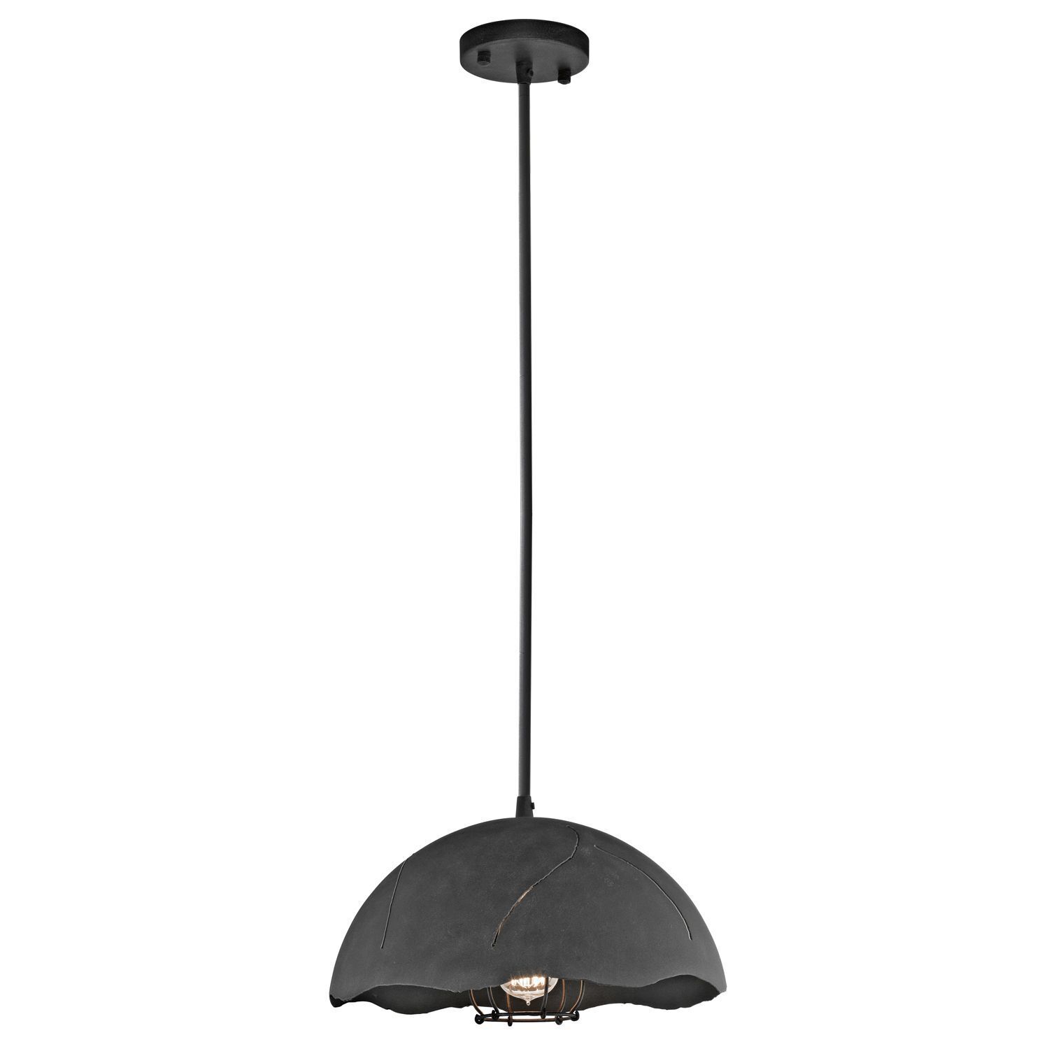 Plafonnier métal industriel E27 orientable OLATILA