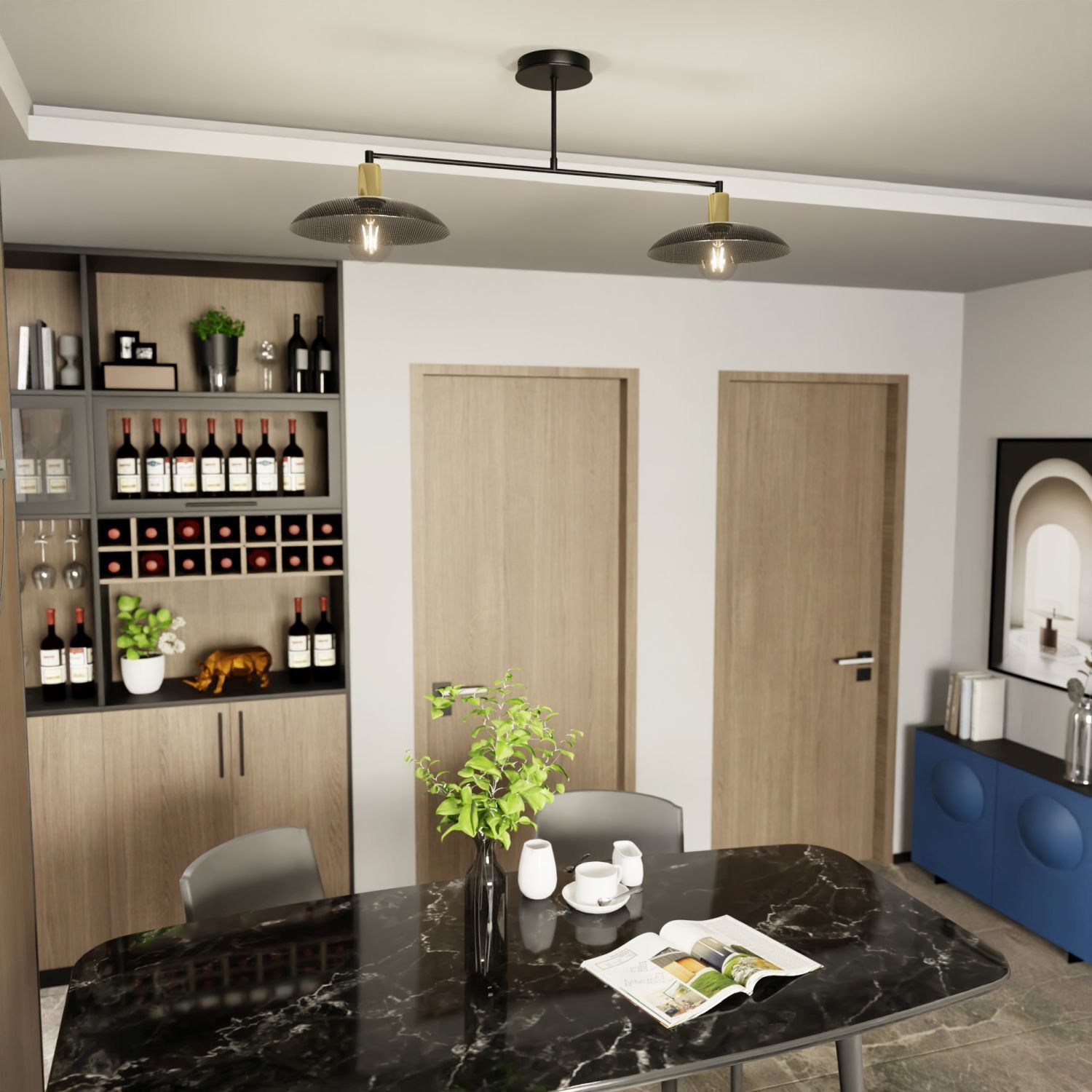 Drinnen, Innenarchitektur, Esstisch, Tisch, Esszimmer