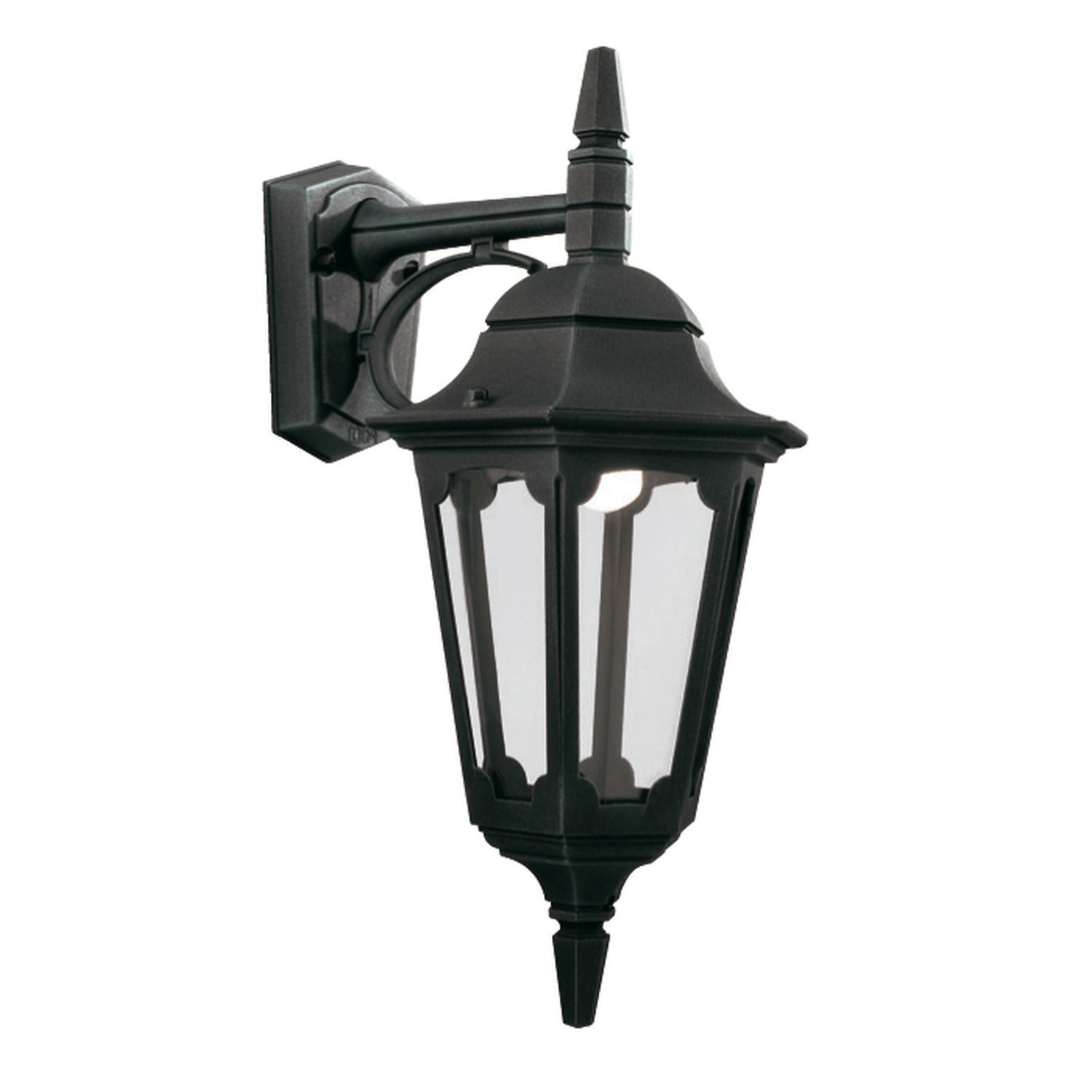 Applique murale noire Aluminium IP43 Rustique élégant