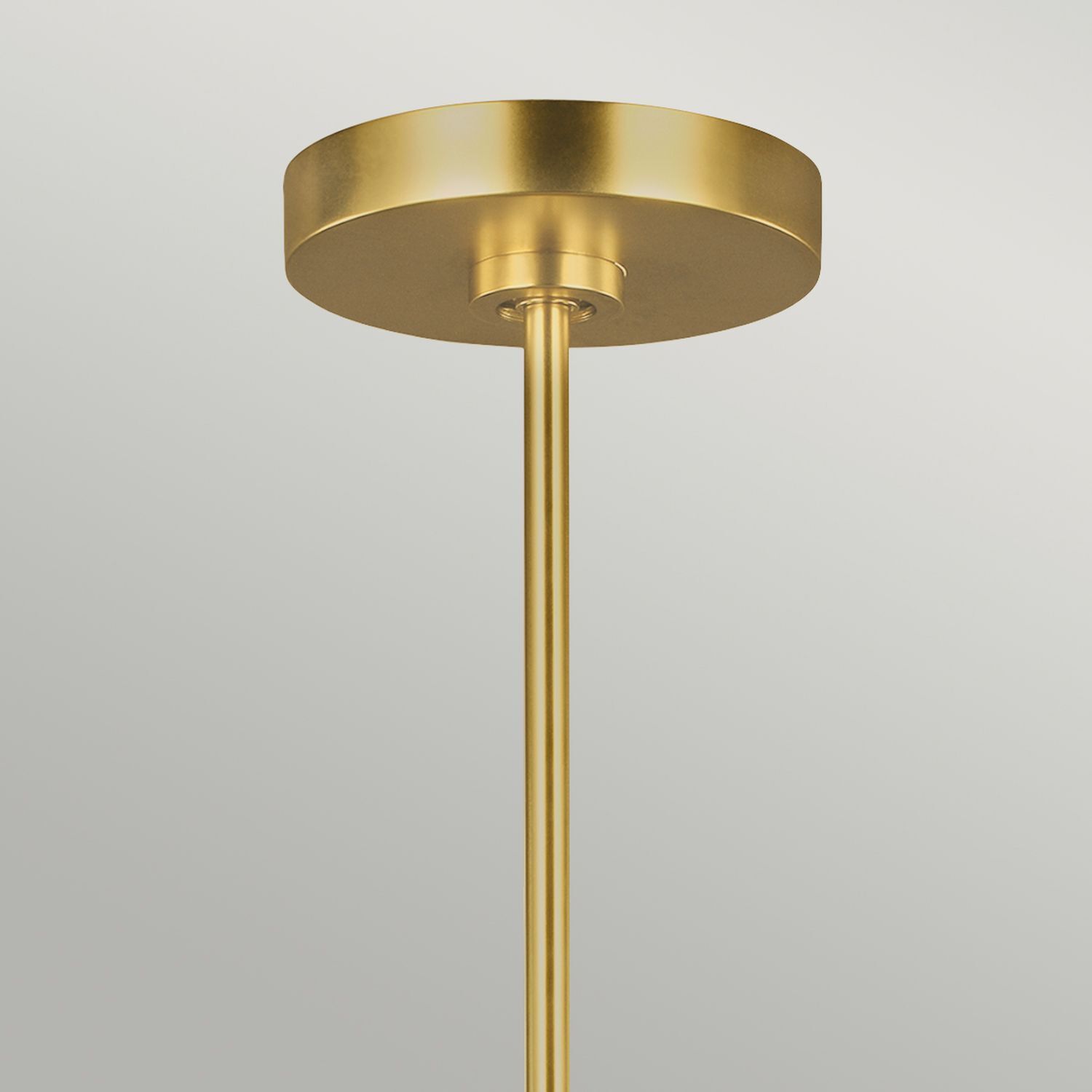 Lustre métal art nouveau en laiton Ø76cm 9 branches Lampe