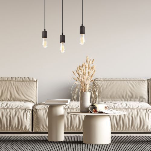 Moebel, Wohnzimmer, Couch, Lampe, Kronleuchter