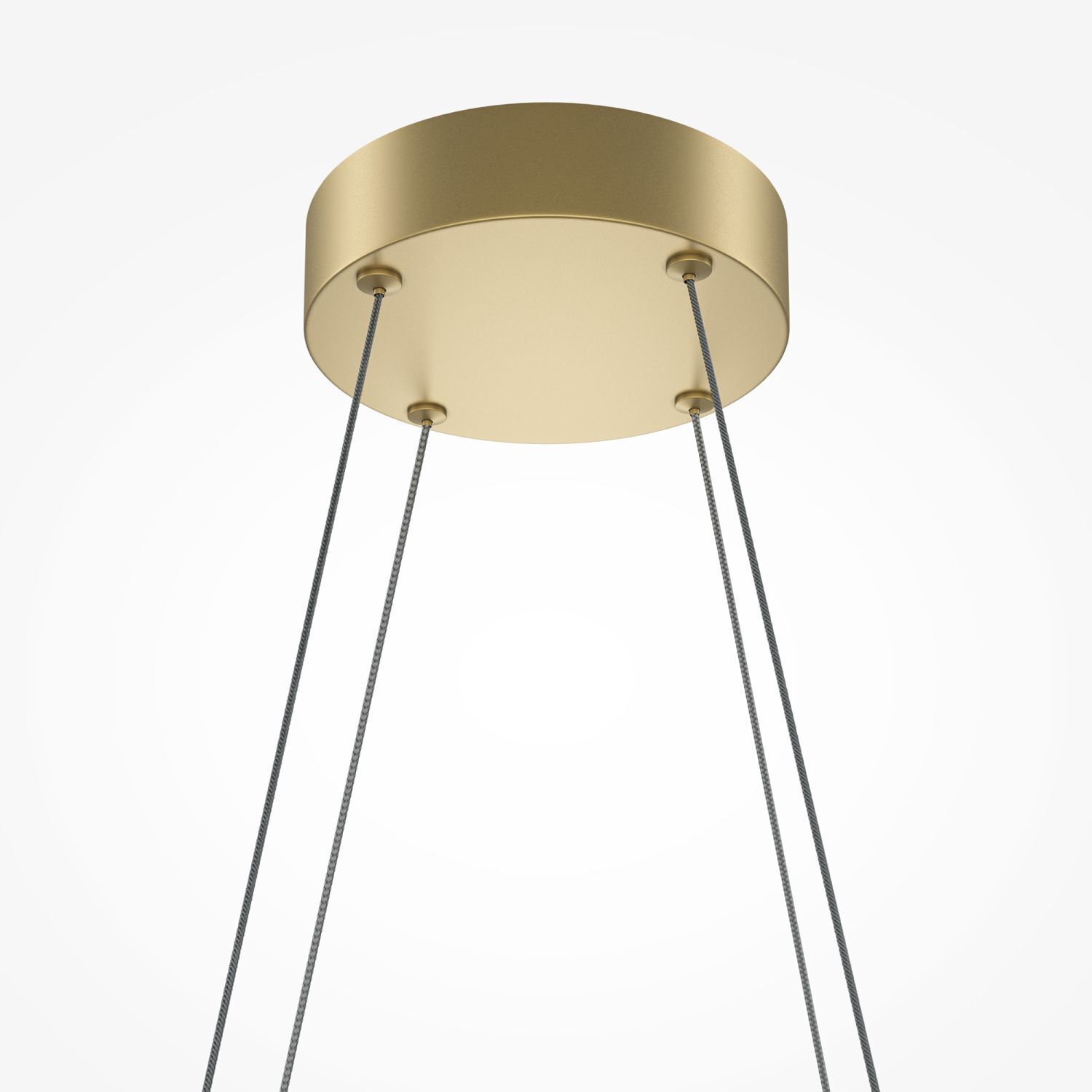 Suspension LED aluminium H : max. 305,7 cm en laiton