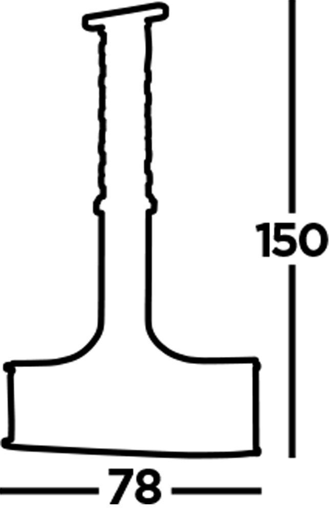 Suspension cristal 78 cm de long H : max. 1,5 cm 2x E14