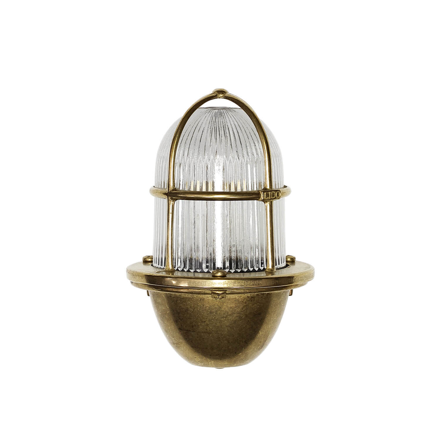 lampe d'extérieur SANTORIN laiton véritable grille abat-jour