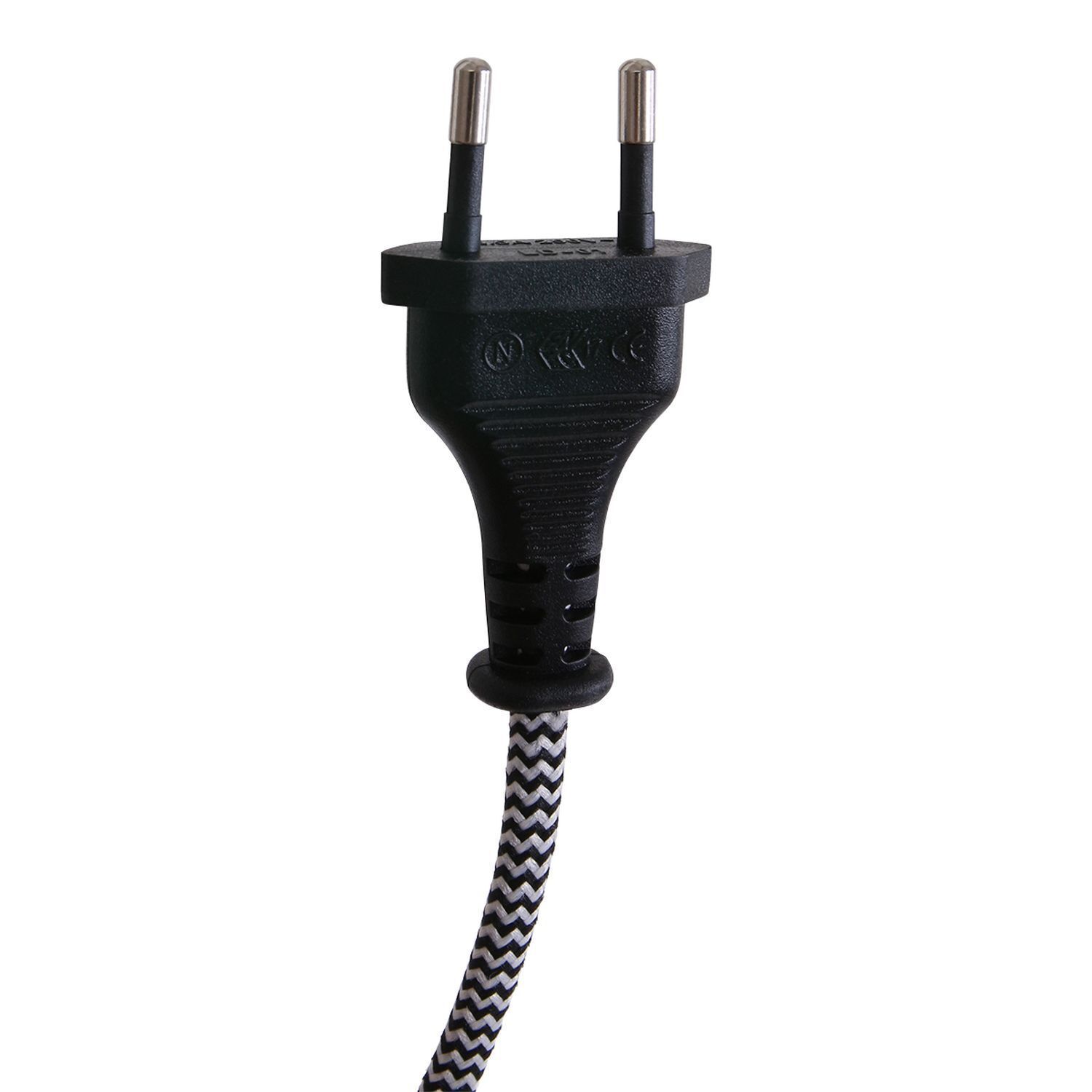 Projecteur mural avec fiche métal P:36 cm E27 mobile