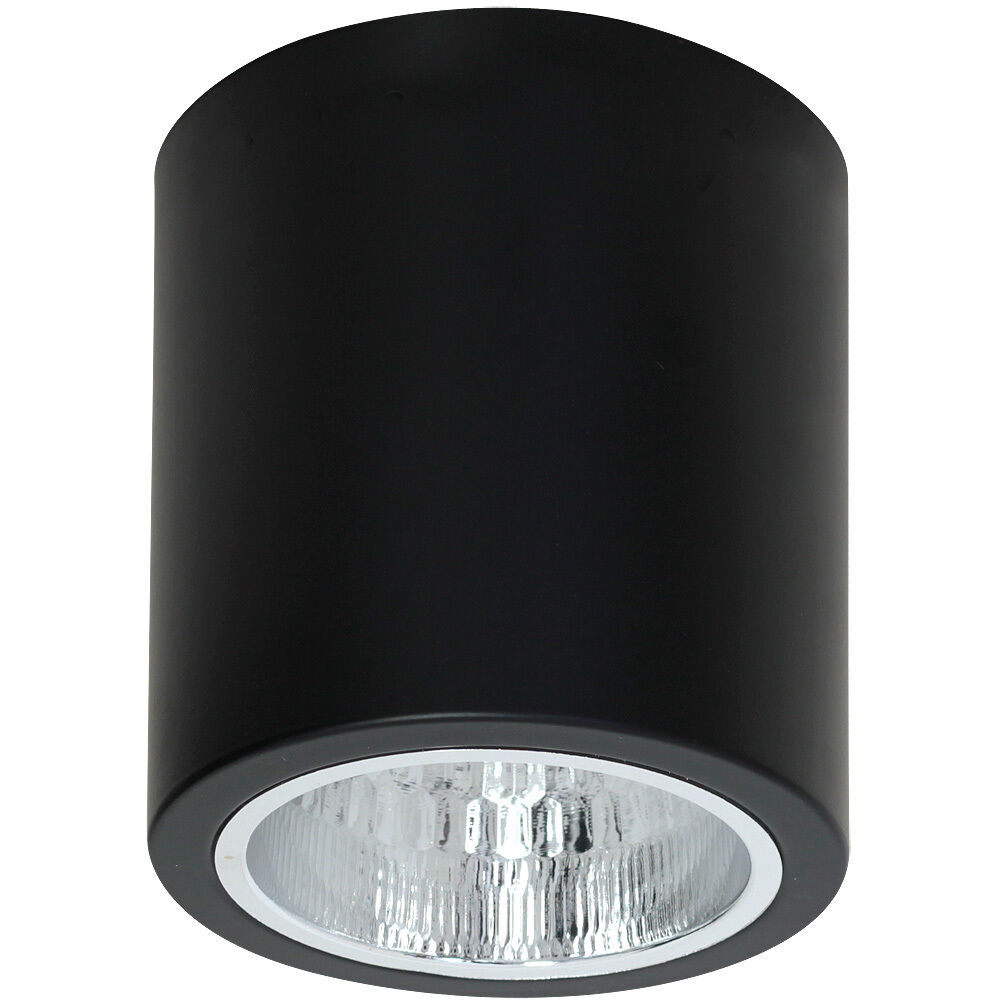 Plafonnier rond E27 DOWNLIGHT ROUND en noir