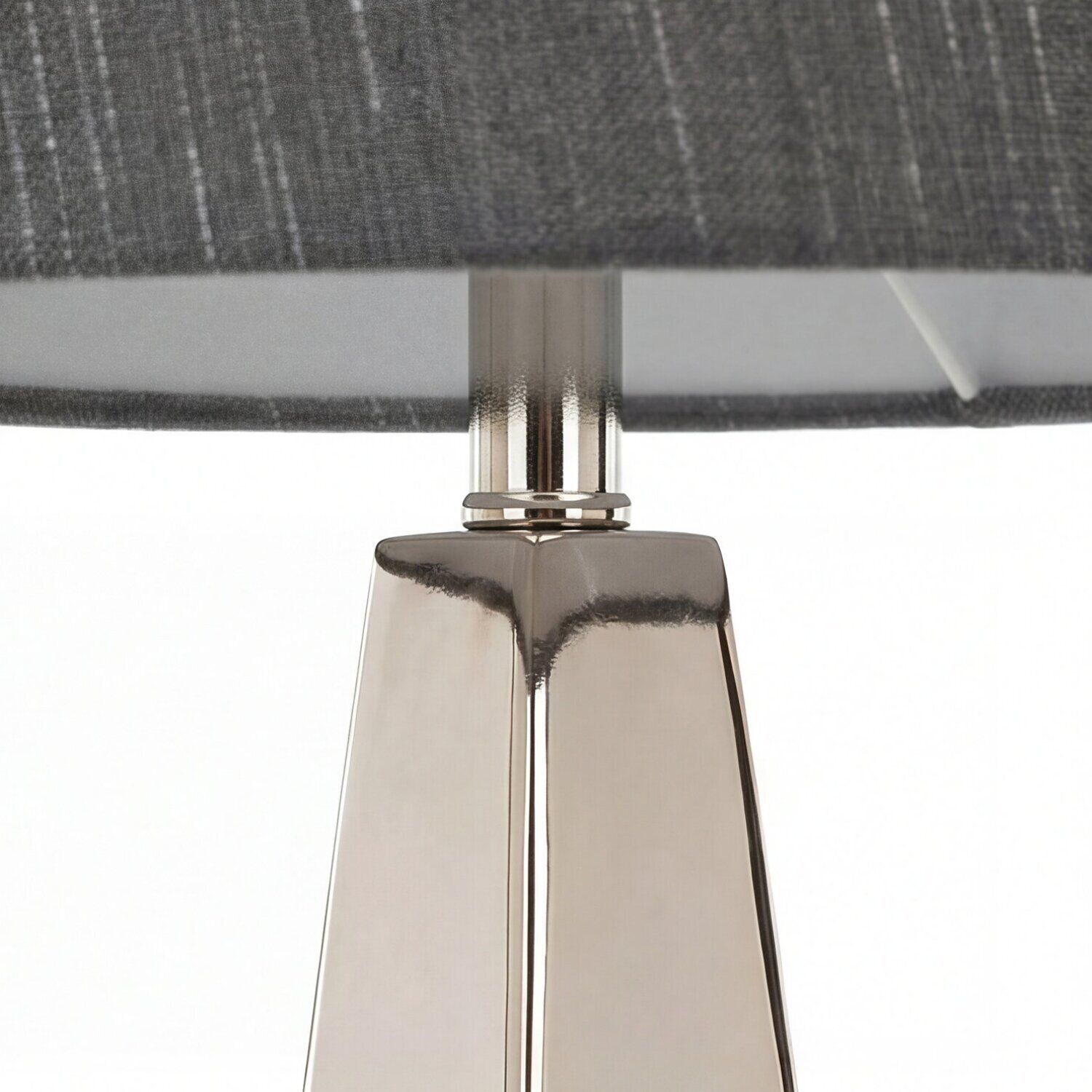 stehleuchte-stehlampe-pilar-1-flammig-nickel-poliert-dunkelgrau-modern-design-05 Lampe, Tischlampe, Metallbasis, Chromfinish, verstellimer Stamm