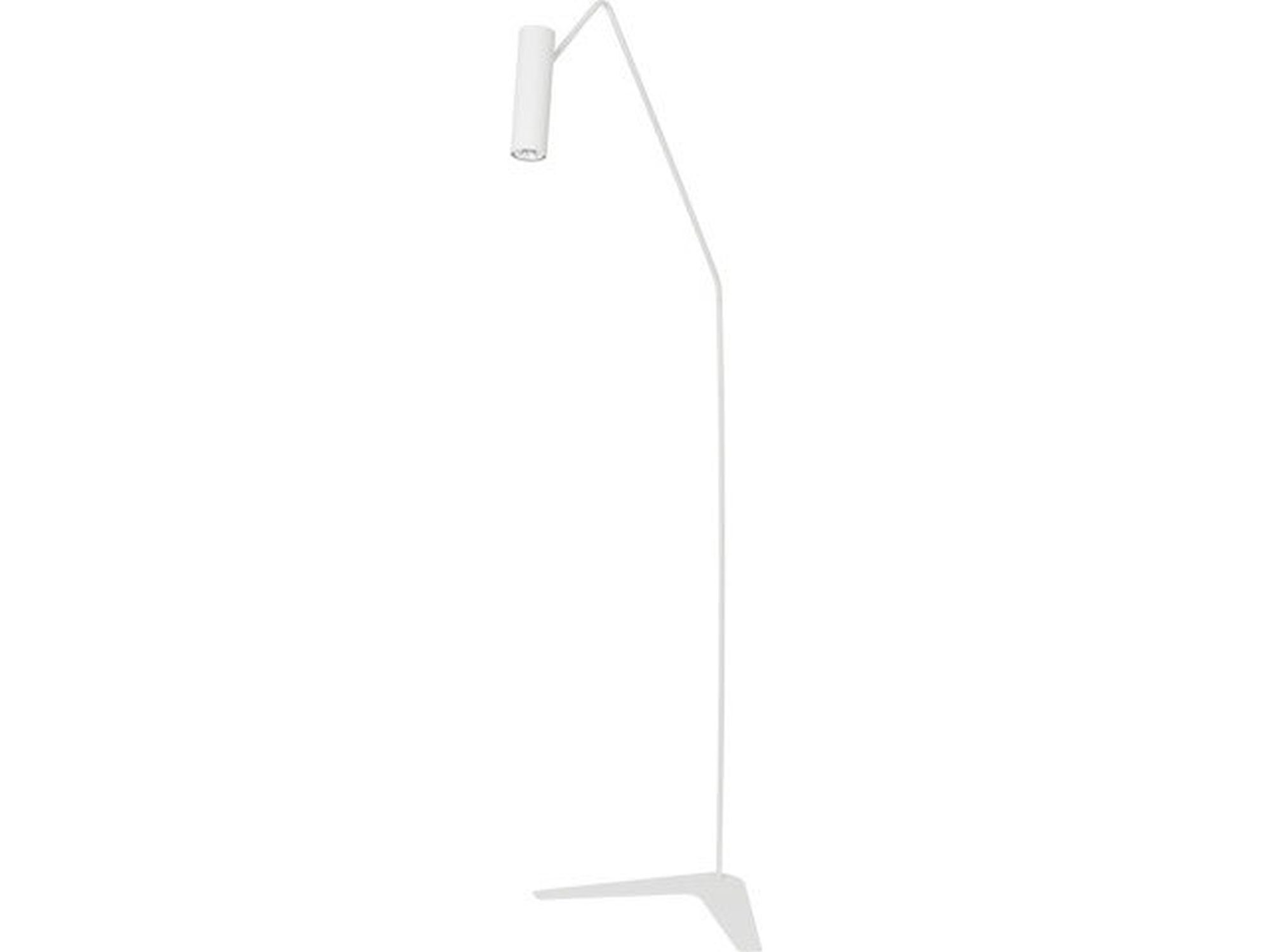 Lampadaire Spot en blanc