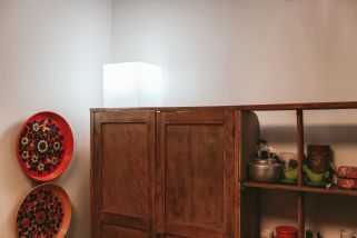 Cube lumineux extérieur câble fiche IP65 E27 LED 6500 K L : 20 cm