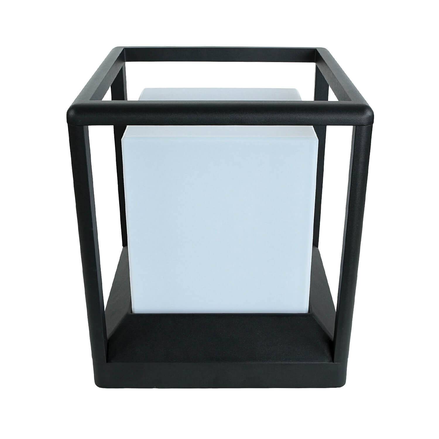 Luminaire de socle aluminium E27 IP65 25,5 cm graphite carré Lampe, Krippe, Mobiliar, Bett für Säuglinge, Tabelle