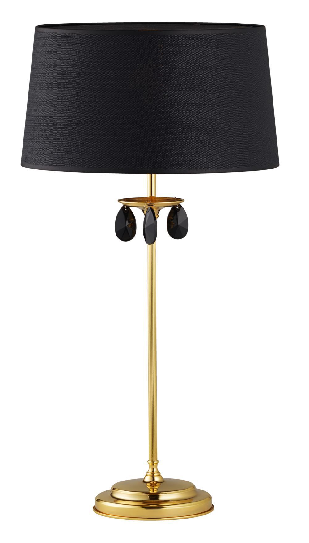 Lampe de table noire en métal 65cm de haut E27 Classique