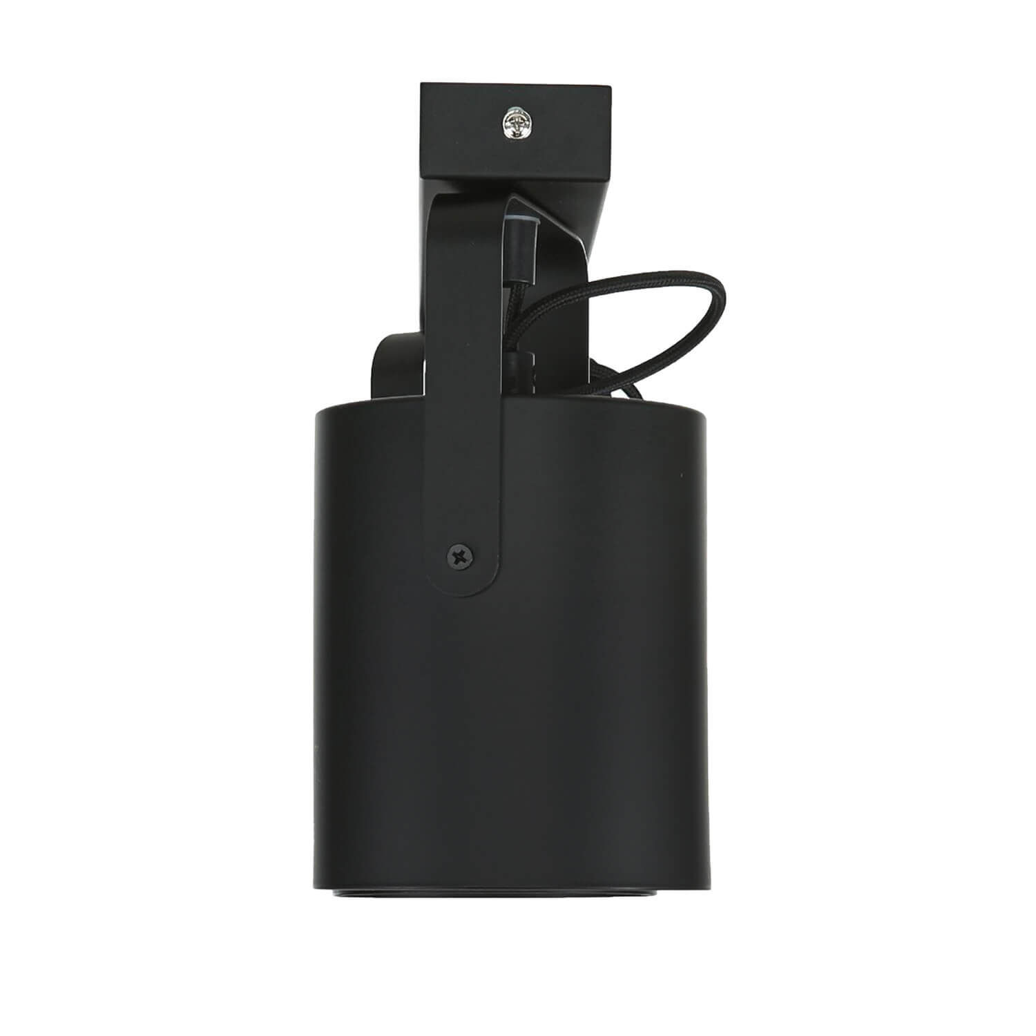 Spot de plafond noir 2 flmg E27