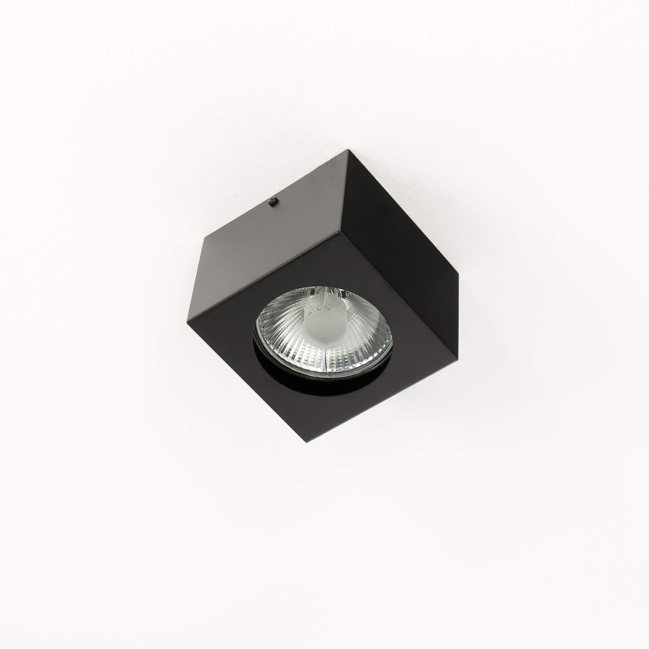 Spot Lampe Noir Plafond carré GU10