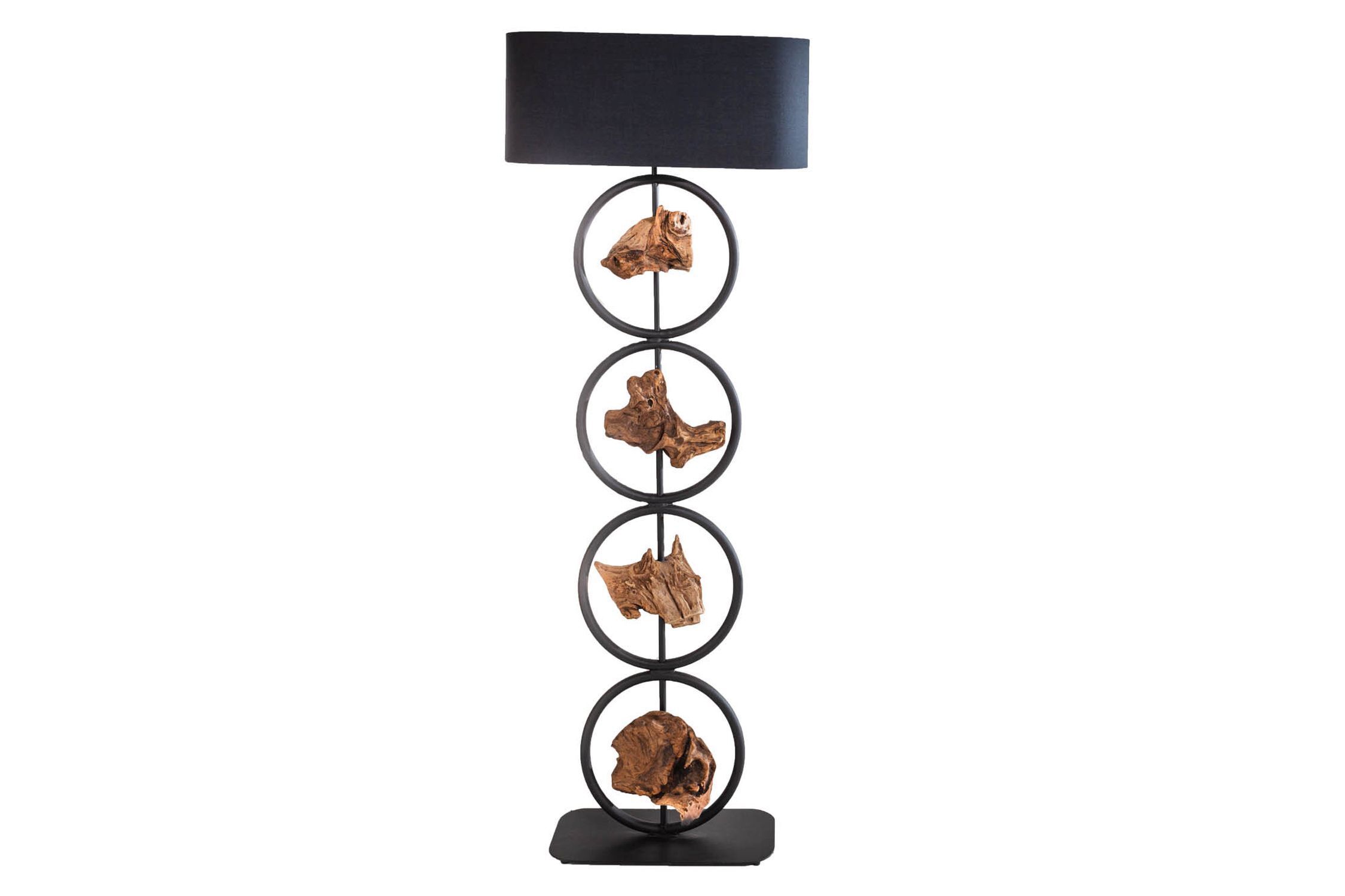 Lampen, Stehlampe, Metall, Ringe, Skulptur-Design