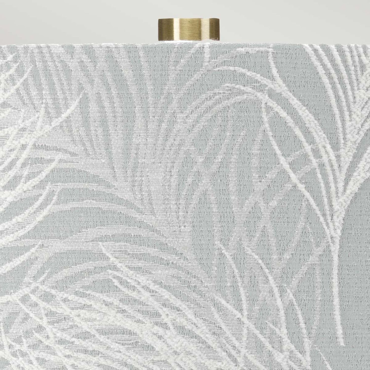 Lampe de chevet tissu céramique E27 69 cm rétro blanc gris