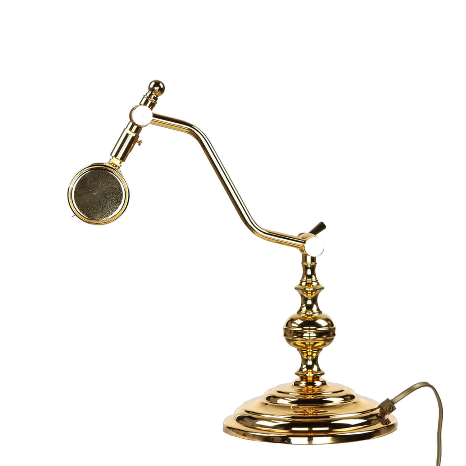 Lampe de table 24K or en laiton Premium