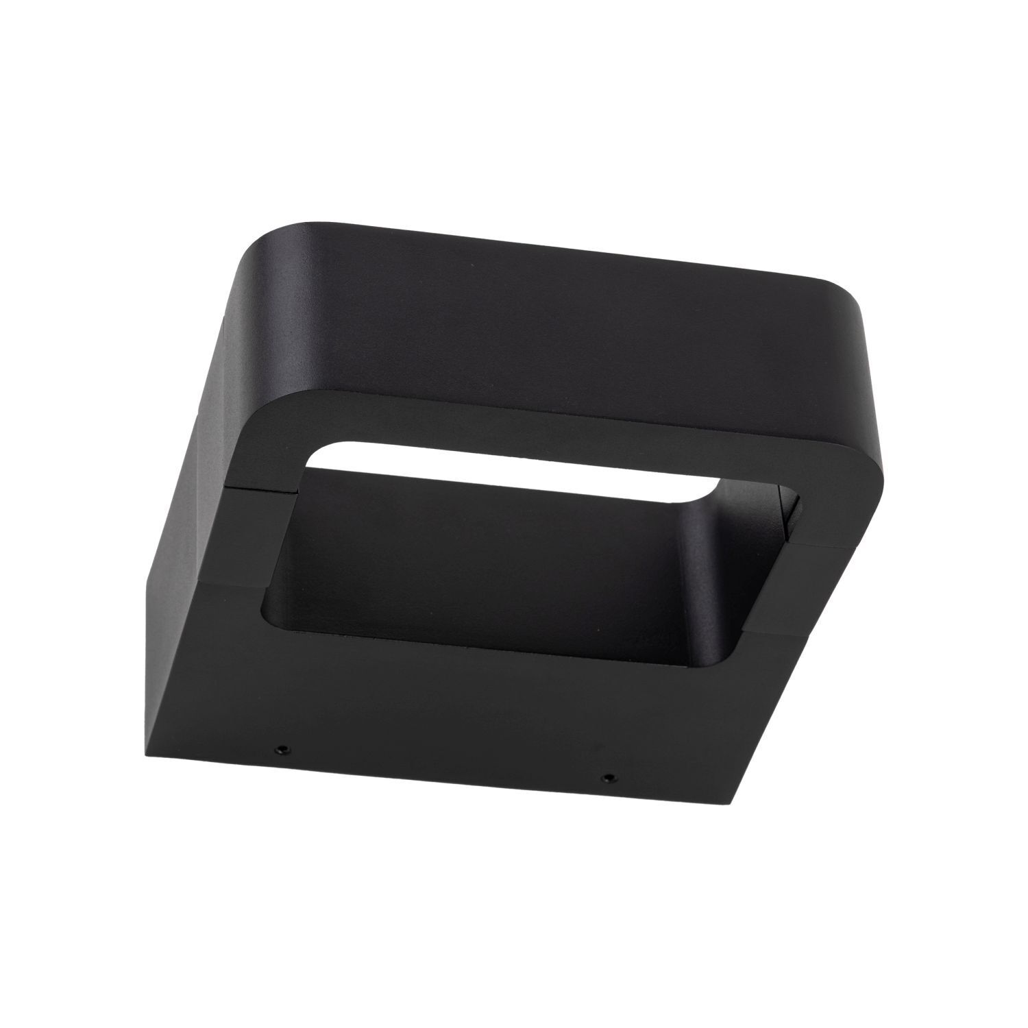 LED, Wandlampe, Schrittlicht, Schwarz, Quadratisch