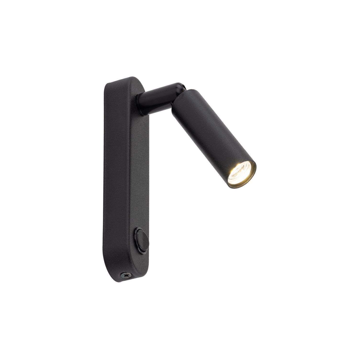 Applique avec interrupteur Métal G9 H : 22cm orientable Noir Lampe
