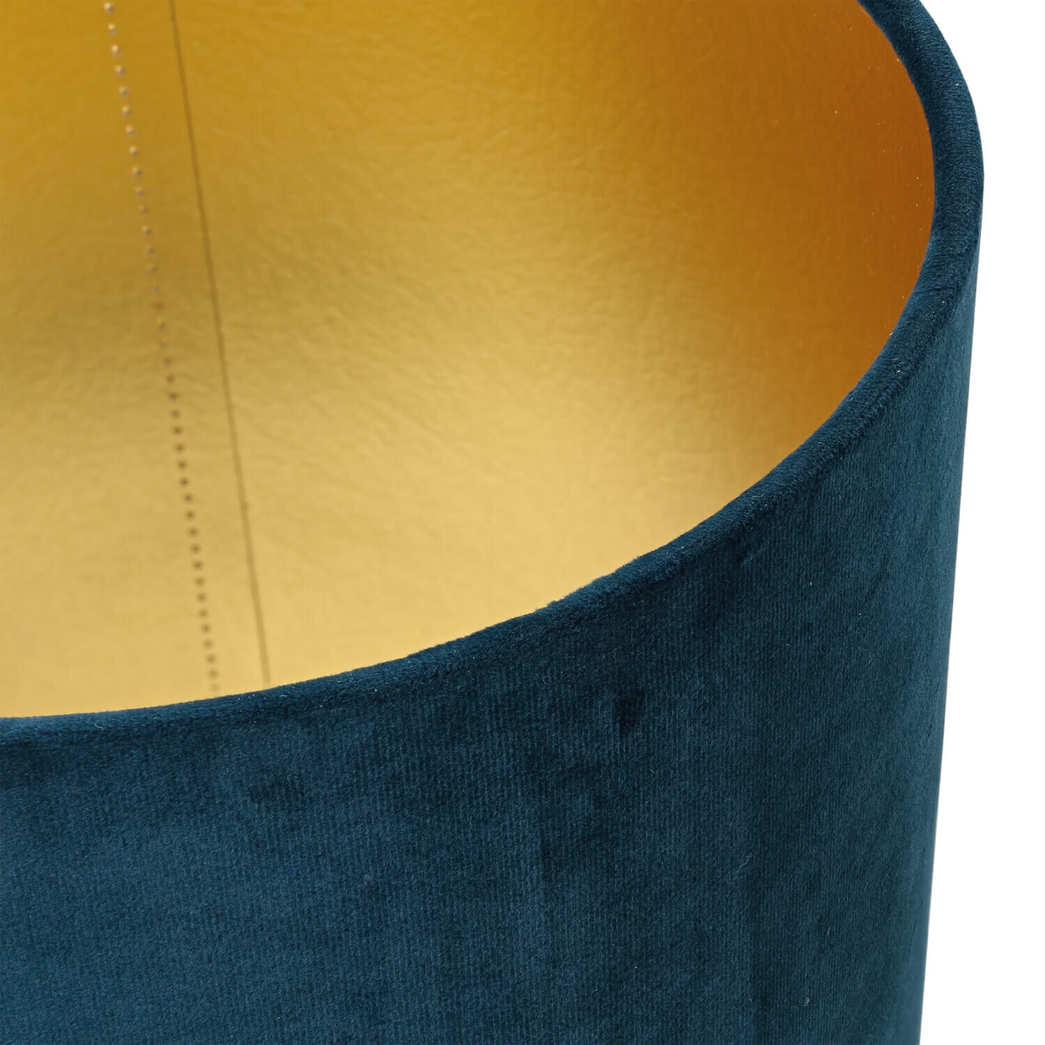 Abat-jour bleu pour lampadaire Tissu Cylindre Lampe, Lampenschirm