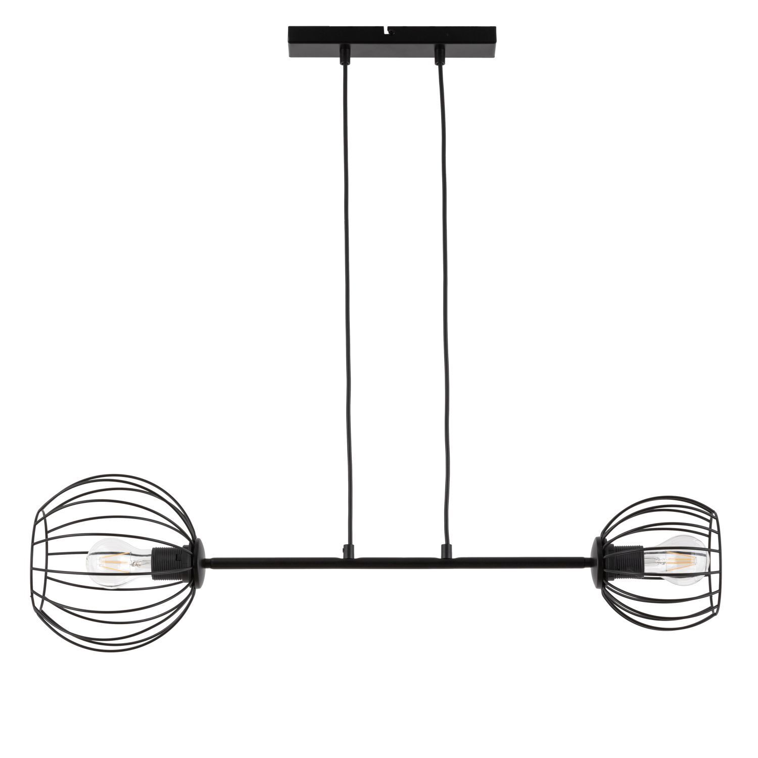 Lampe à suspendre E27 Noir Métal Table à manger Design rétro