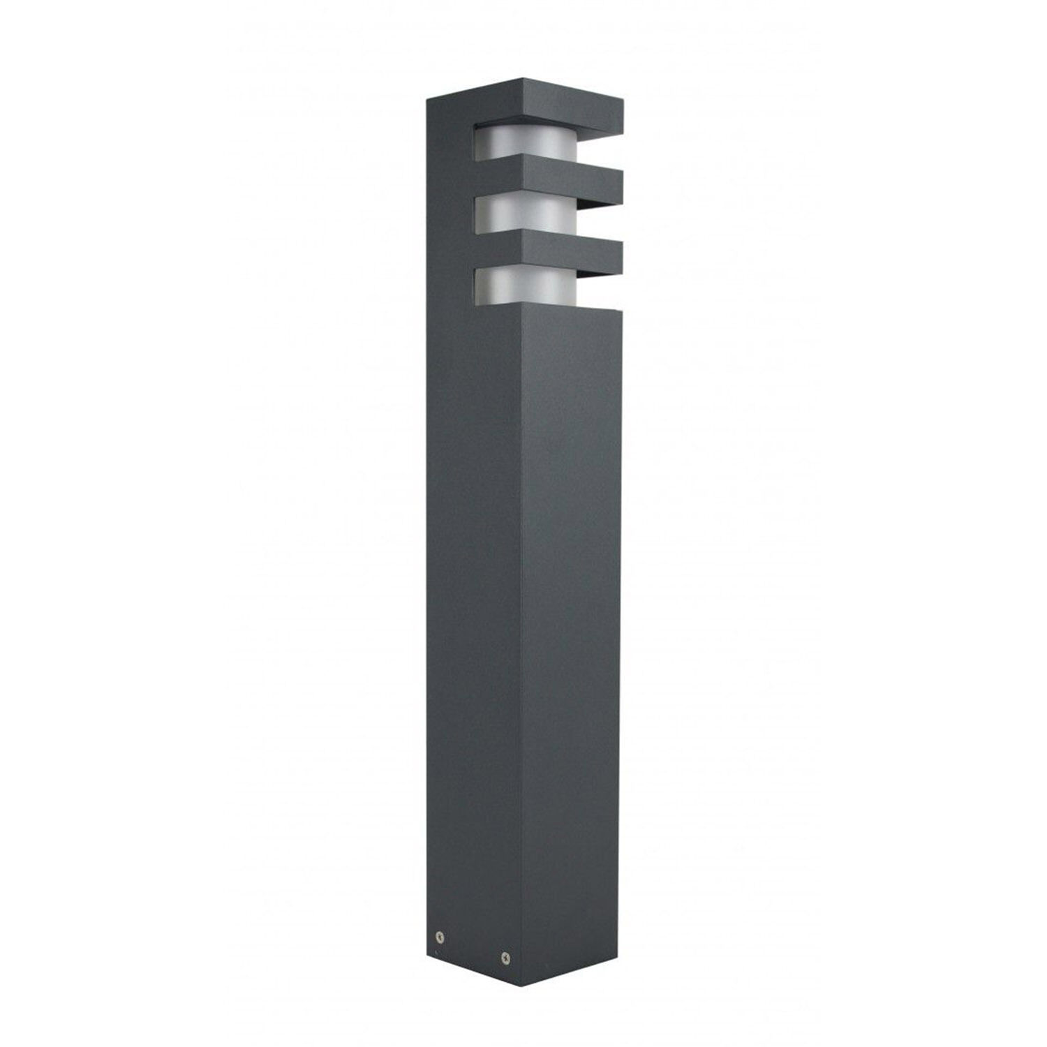 Lampe d'extérieur anthracite 50 cm carrée IP54 résistante aux intempéries