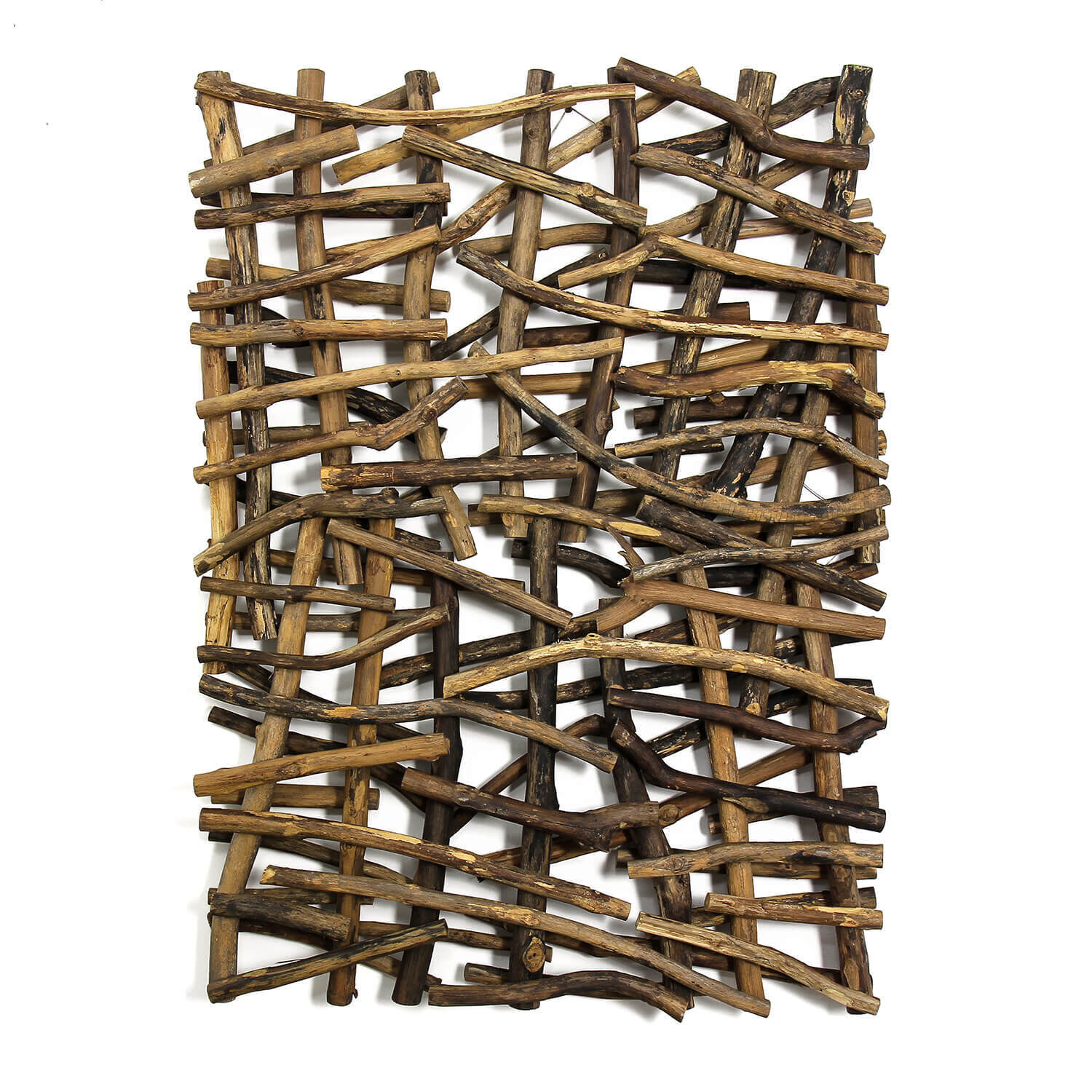 Sculpture murale en bois flotté, travail manuel 55 cm en nature Holz